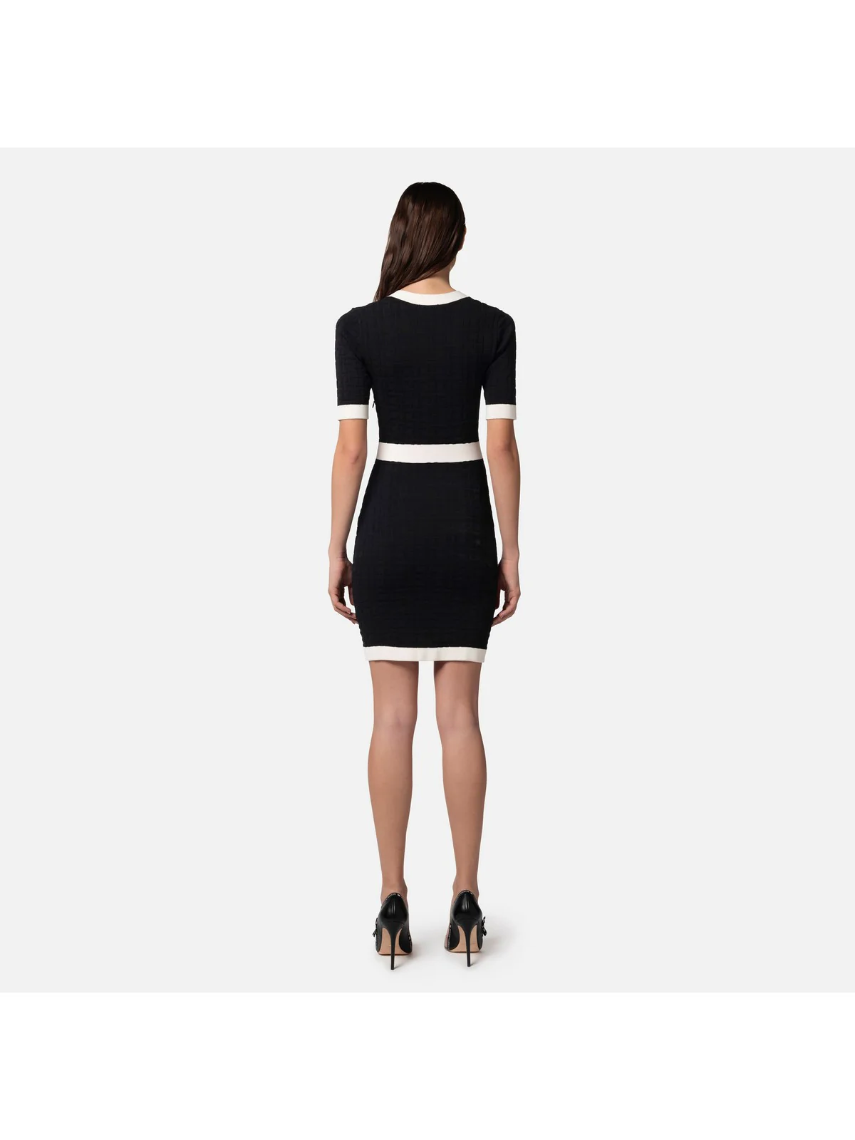 ELISABETTA FRANCHI Abito Donna AM81B42E2 110 Nero - Image 5