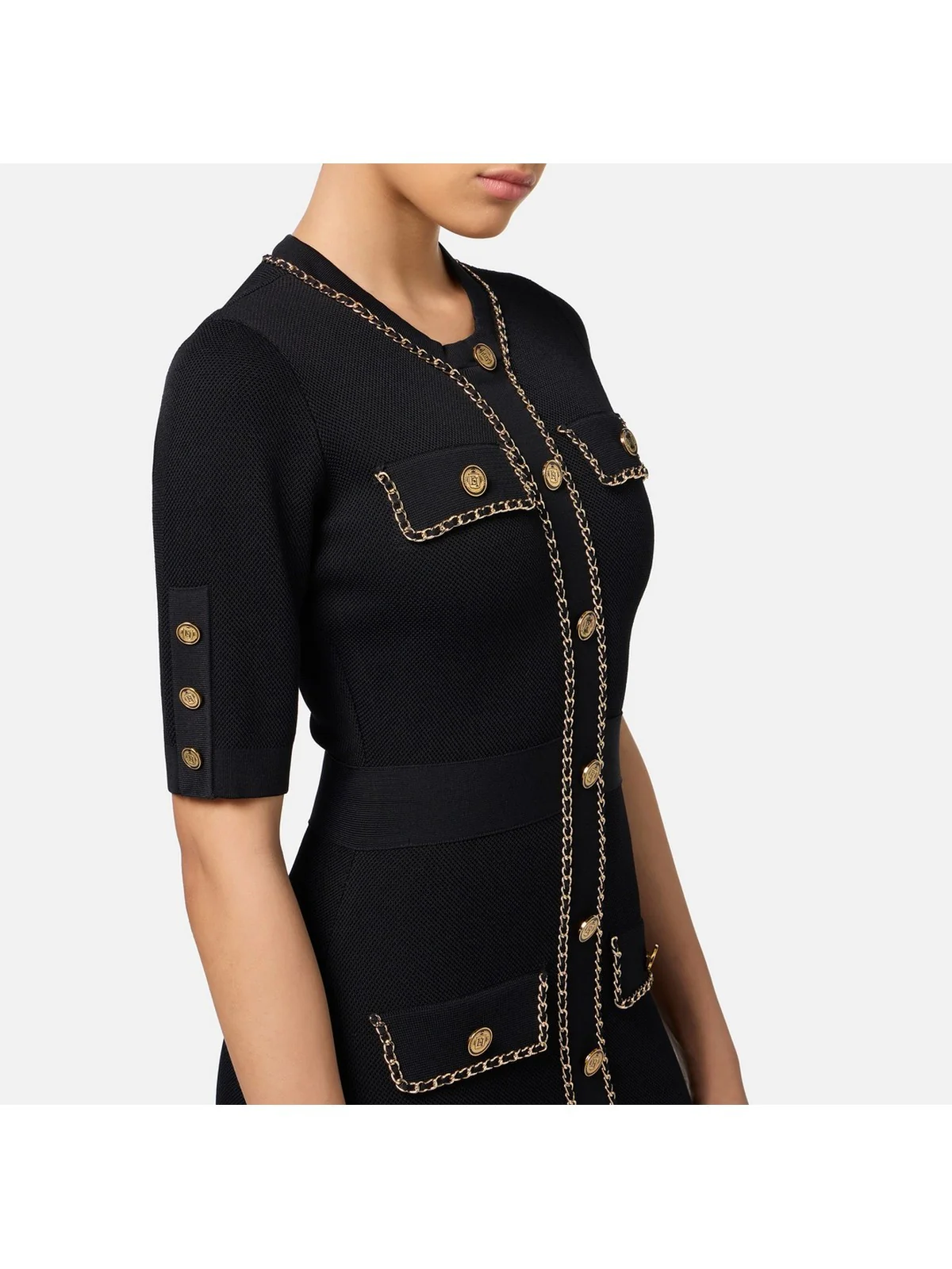 ELISABETTA FRANCHI Abito Donna  AM92B46E2 110 Nero - Image 2