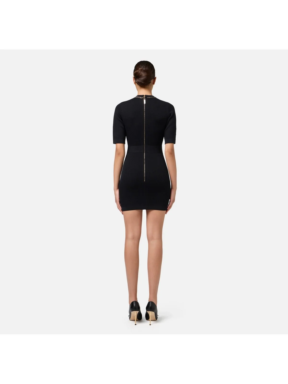 ELISABETTA FRANCHI Abito Donna  AM92B46E2 110 Nero - Image 3