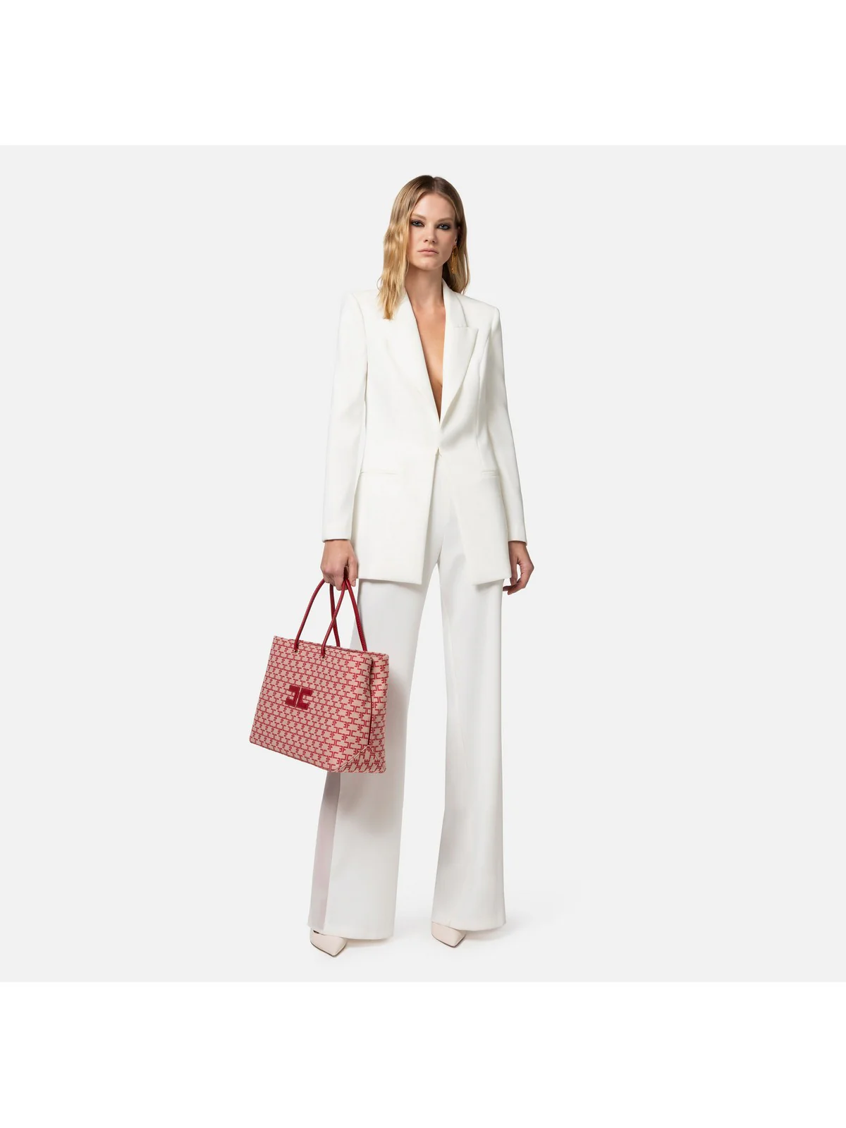 ELISABETTA FRANCHI Abito Donna  TP00141E2 360 Avorio - Image 2
