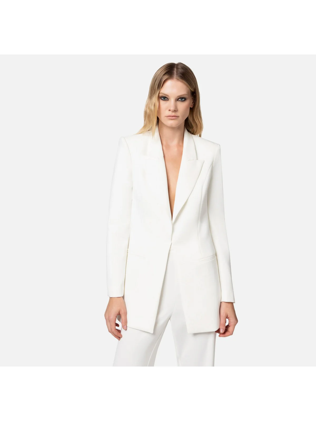 ELISABETTA FRANCHI Abito Donna  TP00141E2 360 Avorio - Image 5