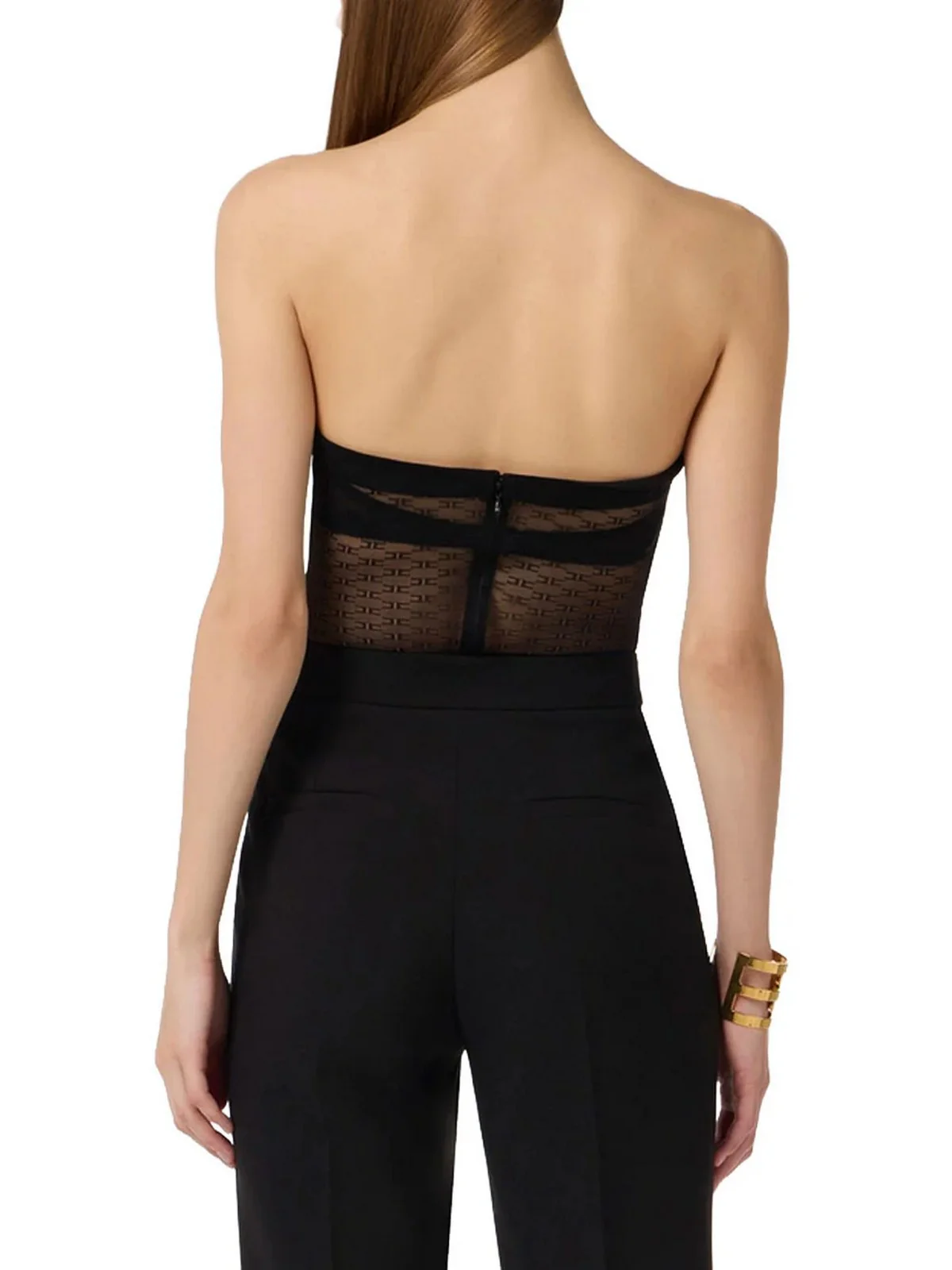 ELISABETTA FRANCHI Body Donna  BO02662E2 110 Nero - Image 3