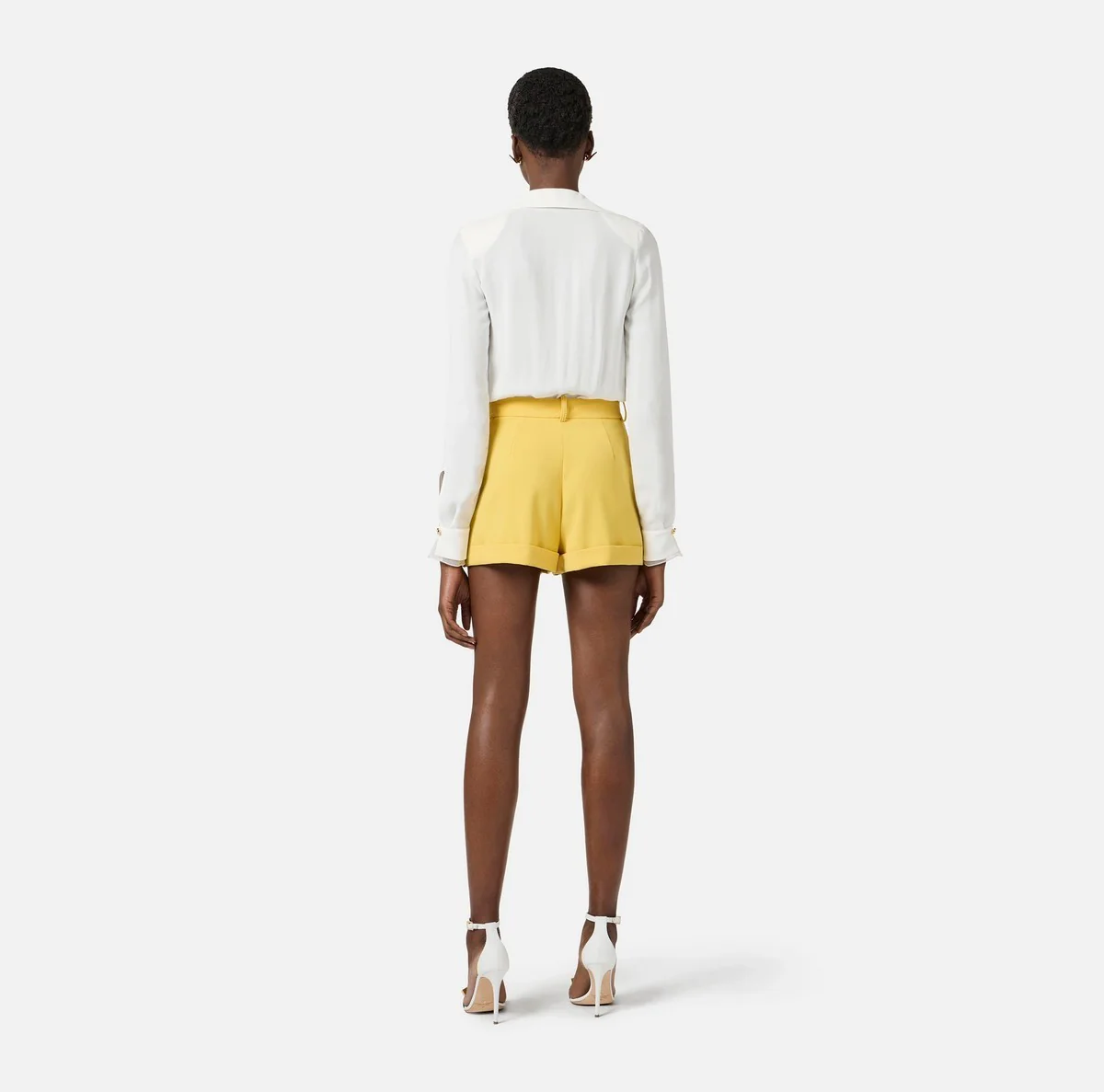 ELISABETTA FRANCHI Body Donna  CB00261E2 360 Avorio - Image 3