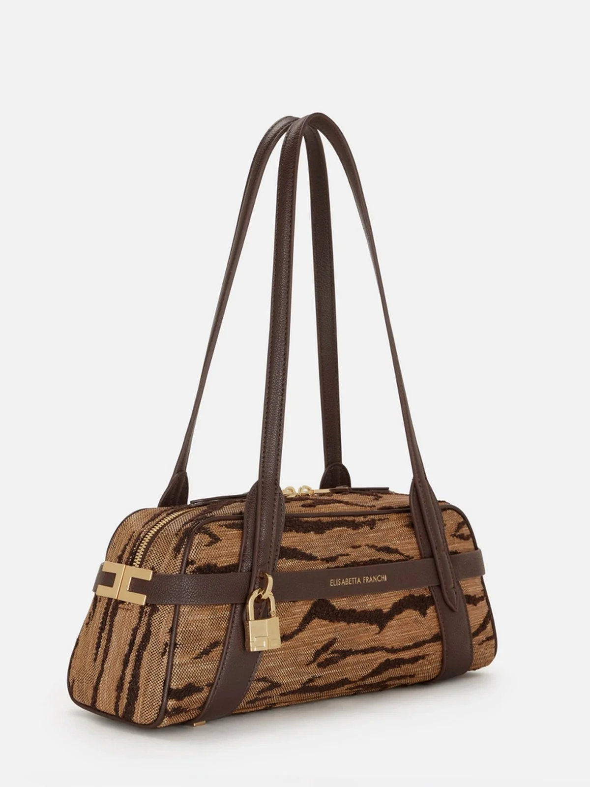 ELISABETTA FRANCHI Borsa Donna  BS11A62E2 470 CAMMELLO - Image 3