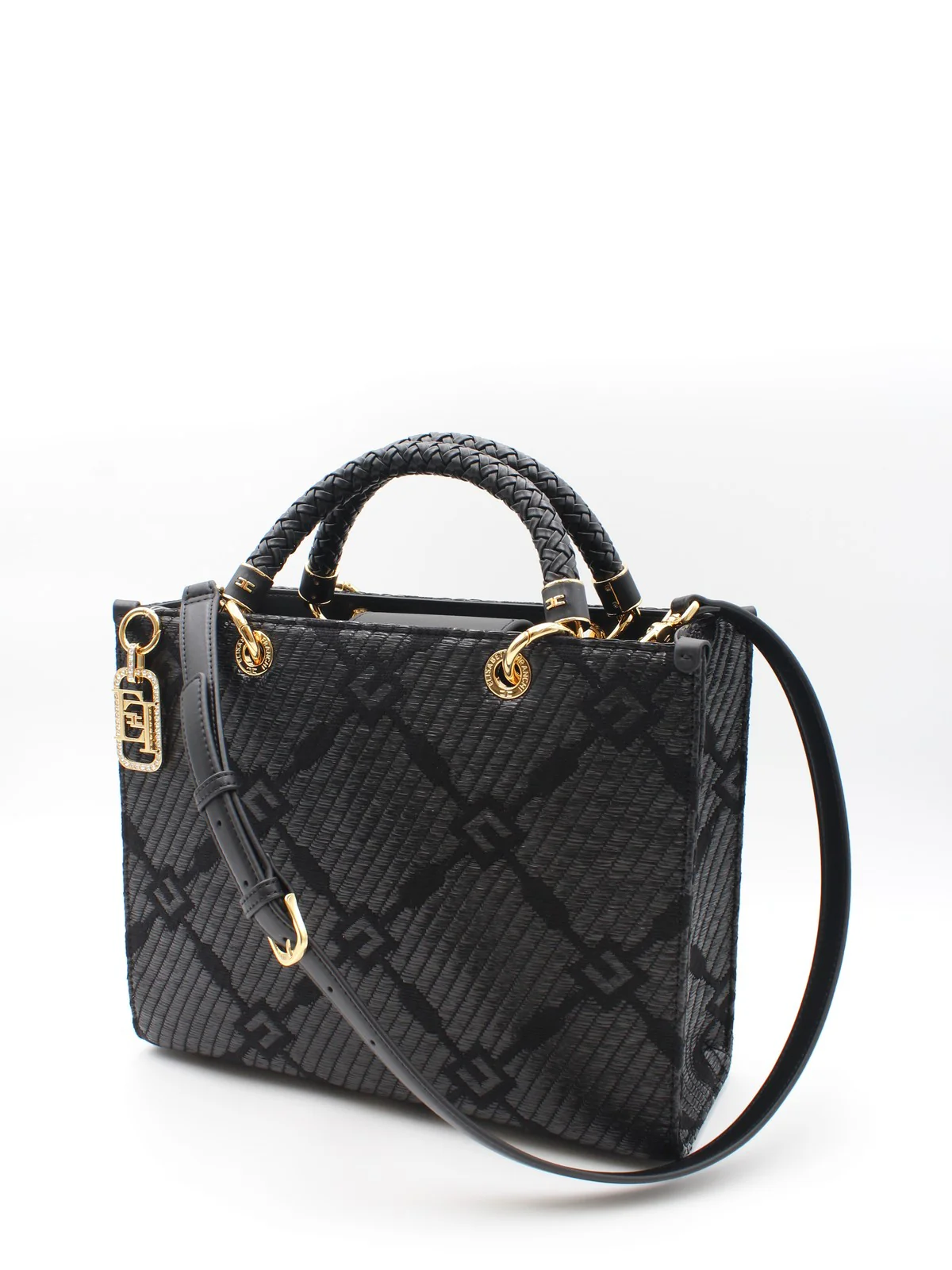 ELISABETTA FRANCHI Borsa Donna  BS12A51E2-110 Nero - Image 6