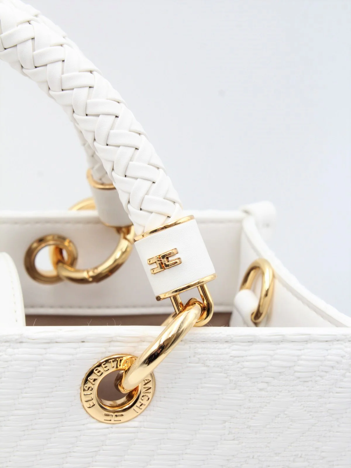 ELISABETTA FRANCHI Borsa Donna  BS12A51E2-360 Avorio - Image 3