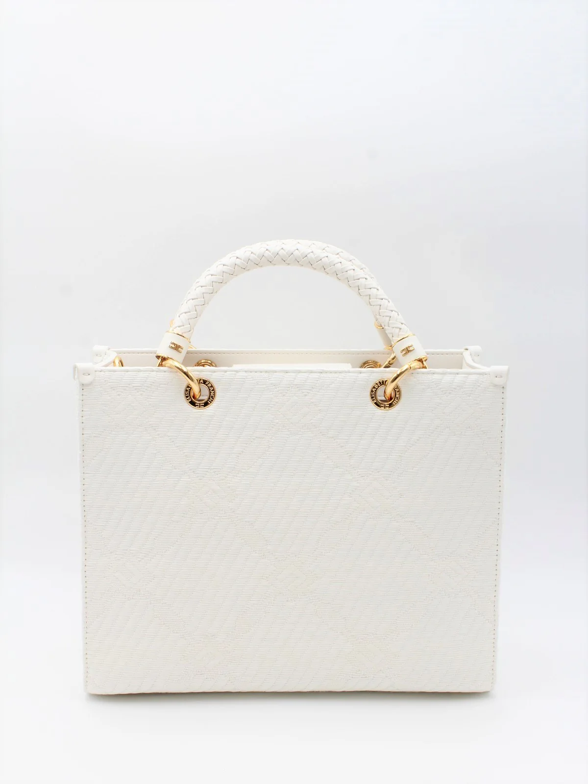 ELISABETTA FRANCHI Borsa Donna  BS12A51E2-360 Avorio - Image 6