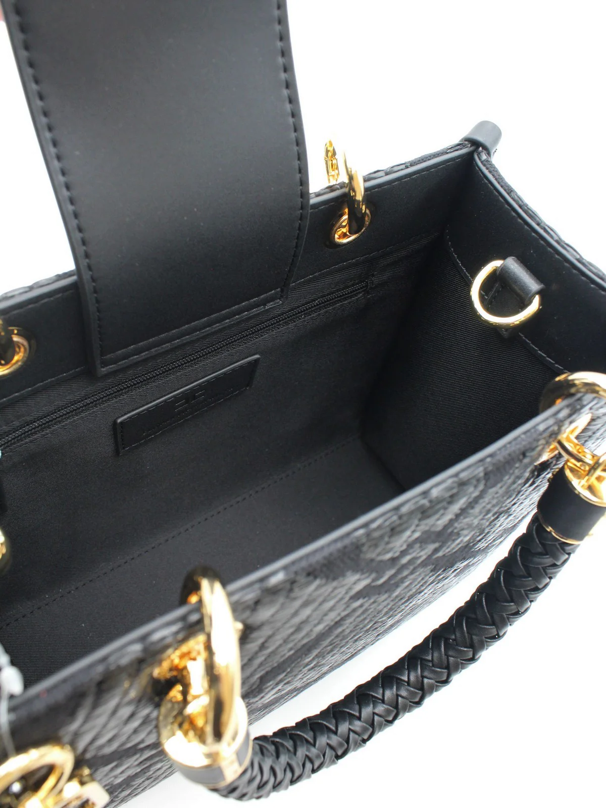 ELISABETTA FRANCHI Borsa Donna  BS13A51E2-110 Nero - Image 6