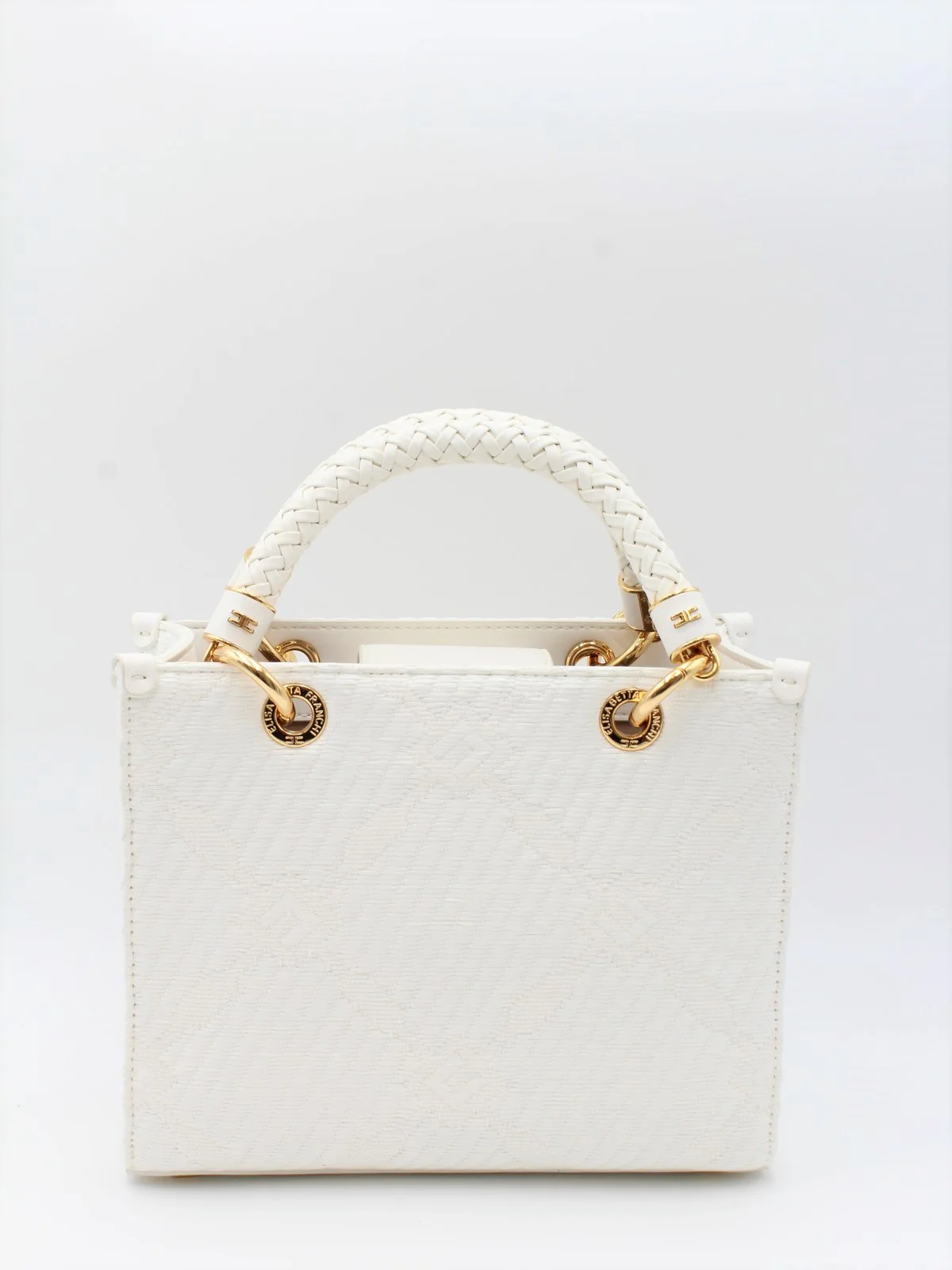 ELISABETTA FRANCHI Borsa Donna  BS13A51E2-360 Avorio - Image 5