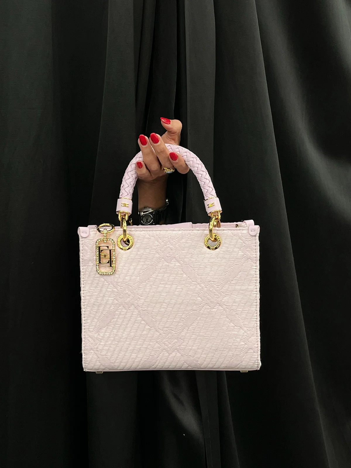 ELISABETTA FRANCHI Borsa Donna  BS13A51E2-544 Rosa - Image 8