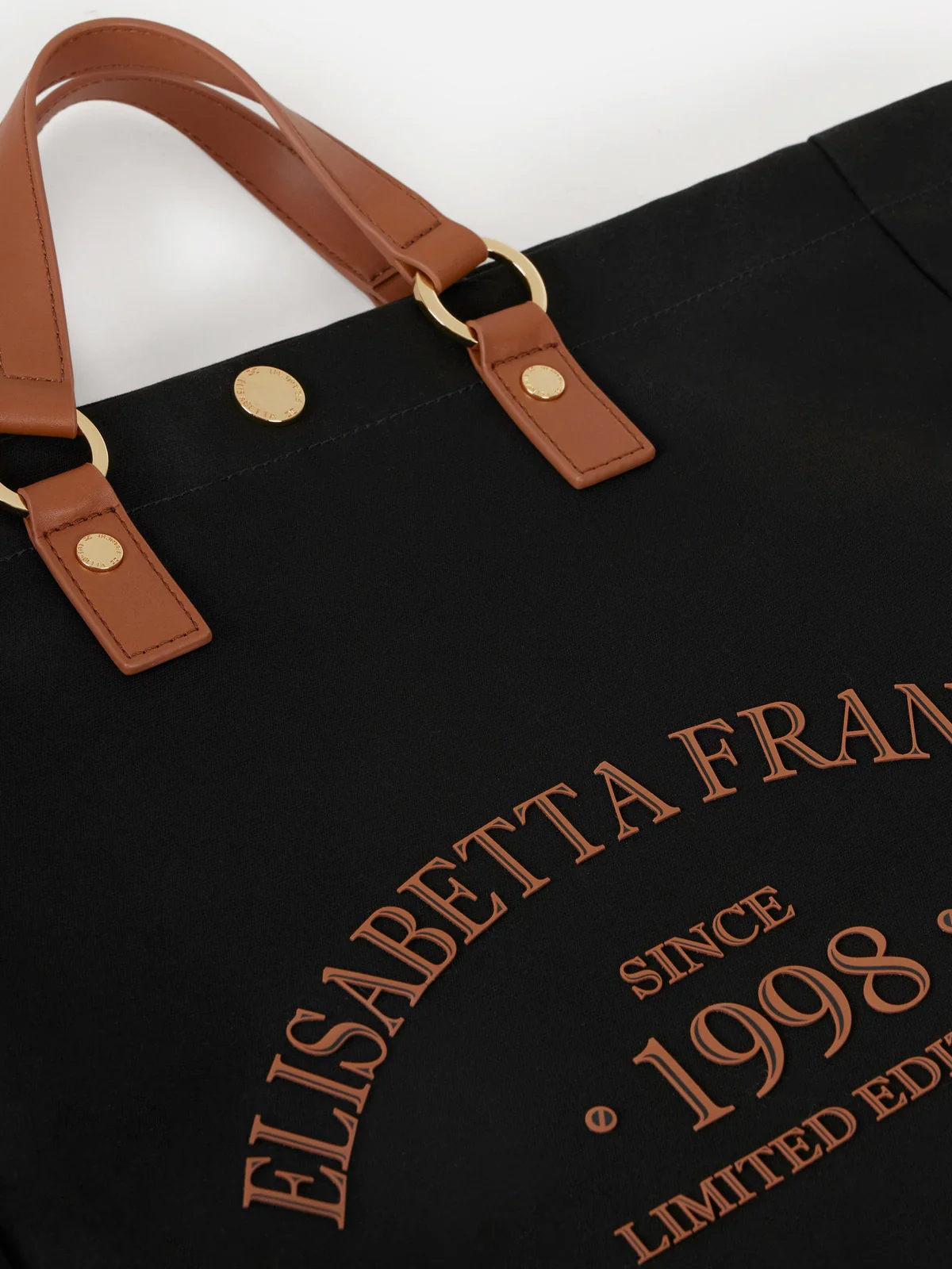 ELISABETTA FRANCHI Borsa Donna  BS14A62E2 B58 NERO/CUOIO - Image 5