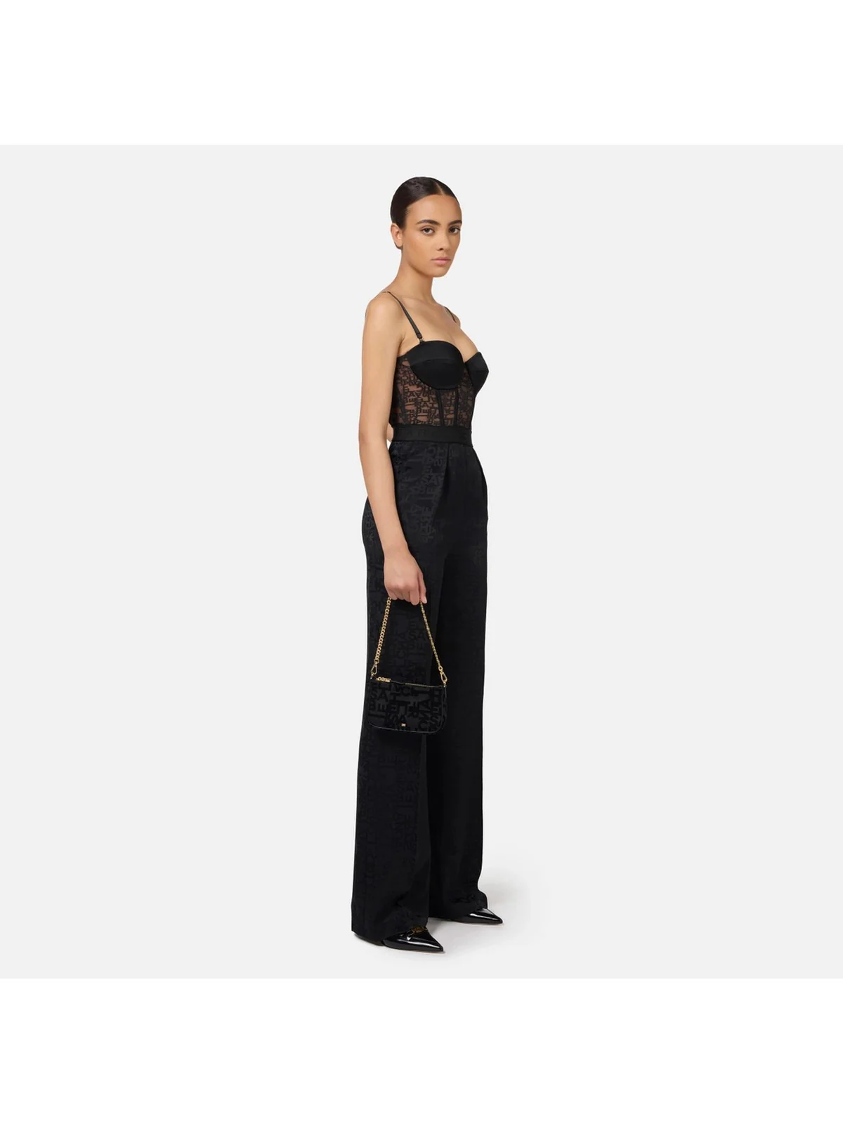 ELISABETTA FRANCHI Borsa Donna  BS23A46E2 110 Nero - Image 4