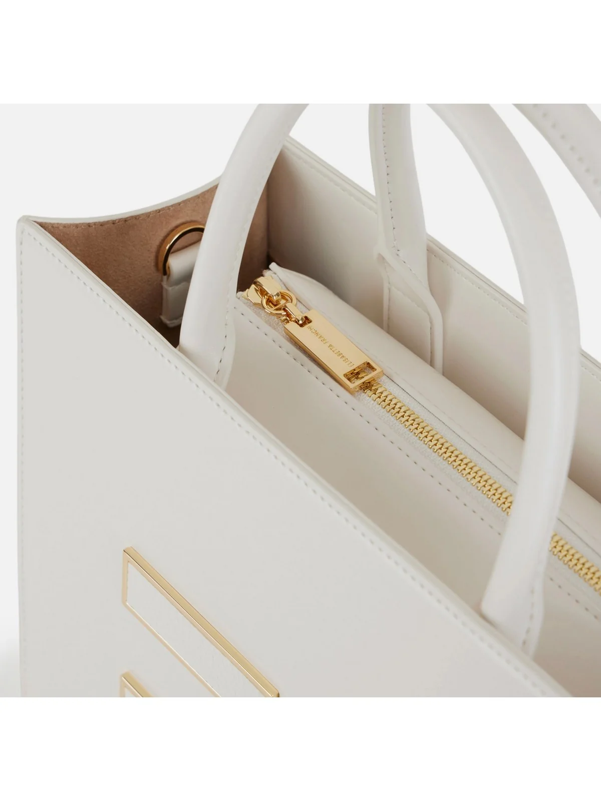 ELISABETTA FRANCHI Borsa Donna  BS32A56E2 DZ9 MILK - Image 4
