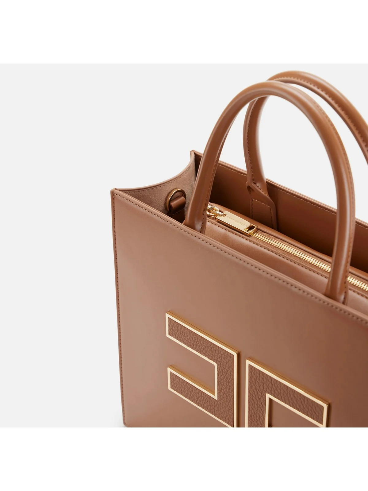 ELISABETTA FRANCHI Borsa Donna  BS32A56E2 EC1 BROWN SUGAR - Image 5