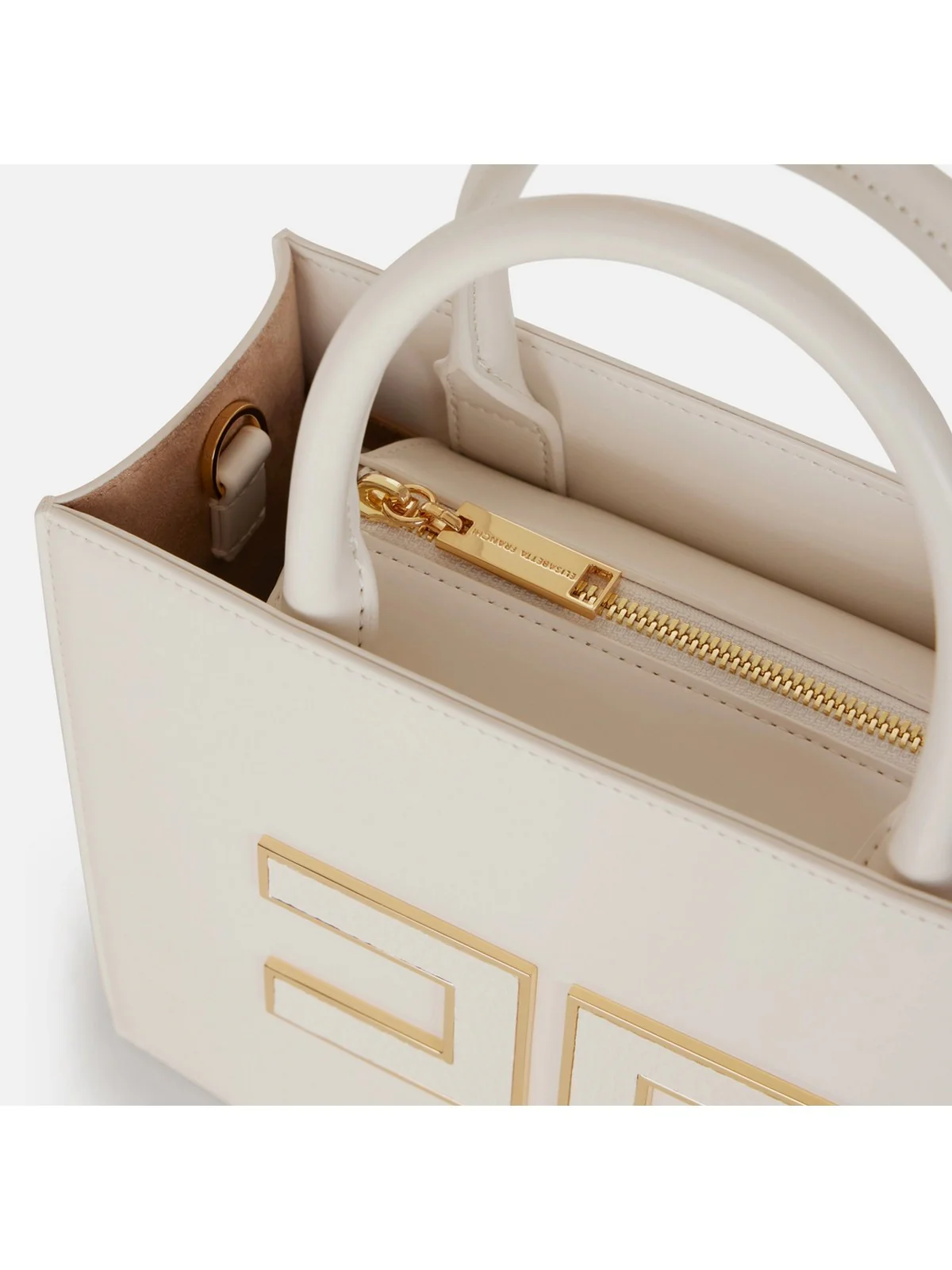 ELISABETTA FRANCHI Borsa Donna  BS33A56E2 DZ9 MILK - Image 4