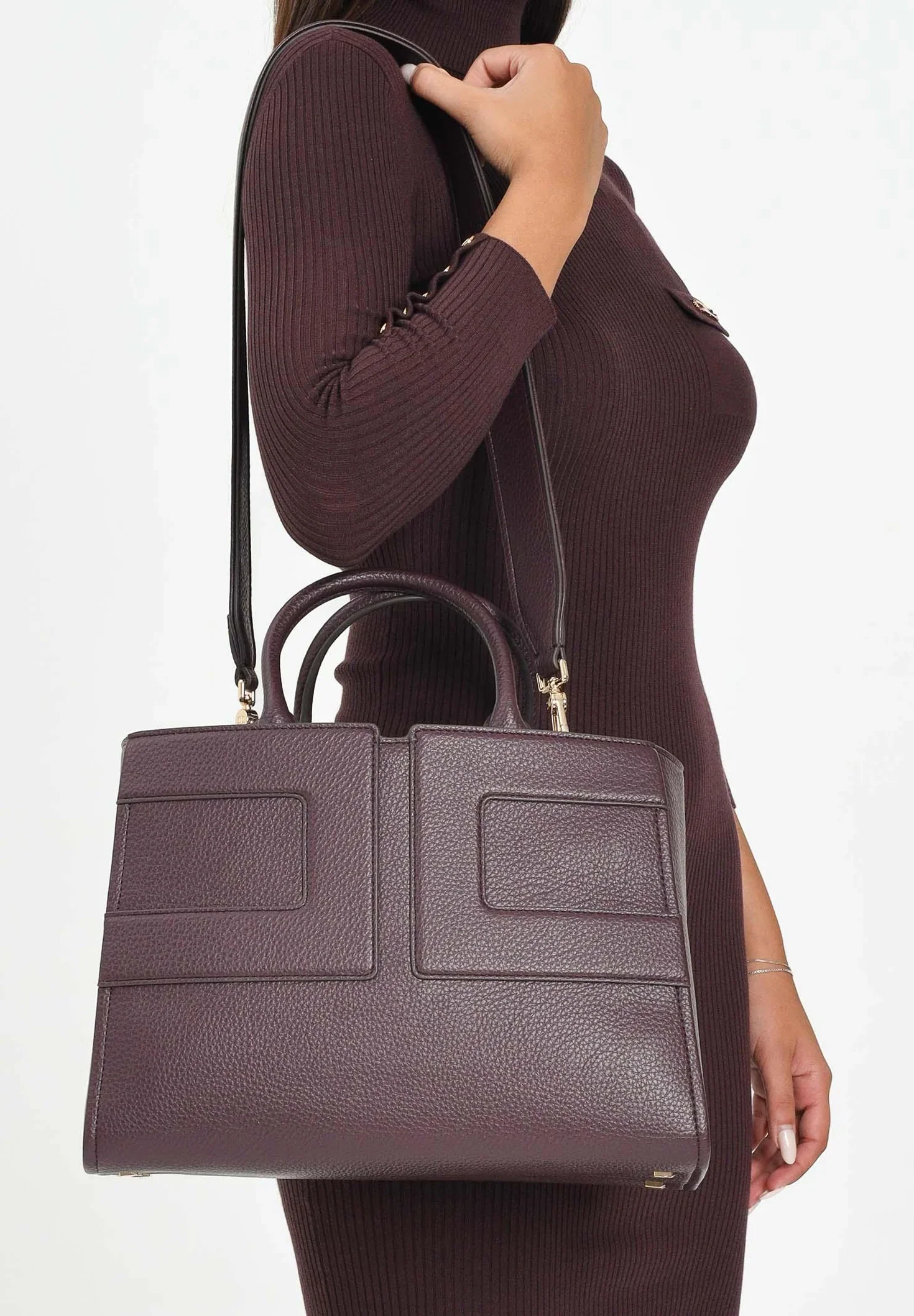ELISABETTA FRANCHI Borsa Donna  BS34A56E2 EA4 MERLOT - Image 2