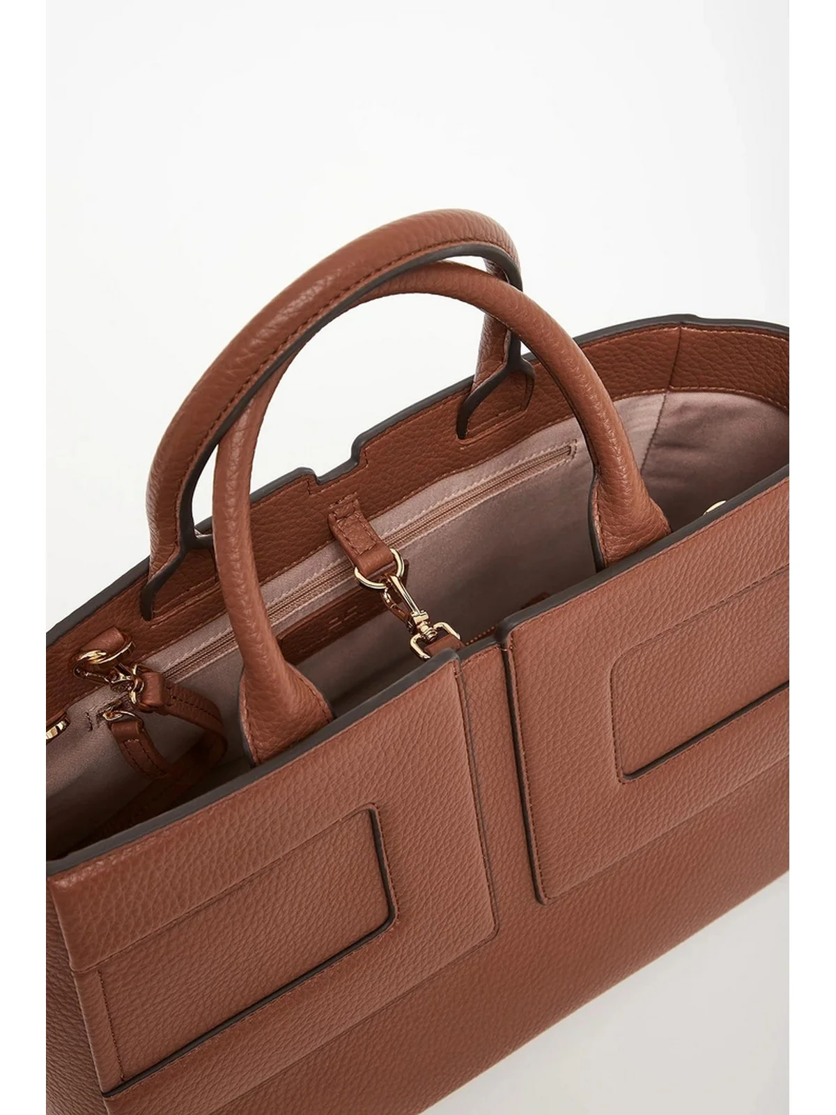 ELISABETTA FRANCHI Borsa Donna  BS34A56E2 EC1 BROWN SUGAR - Image 5