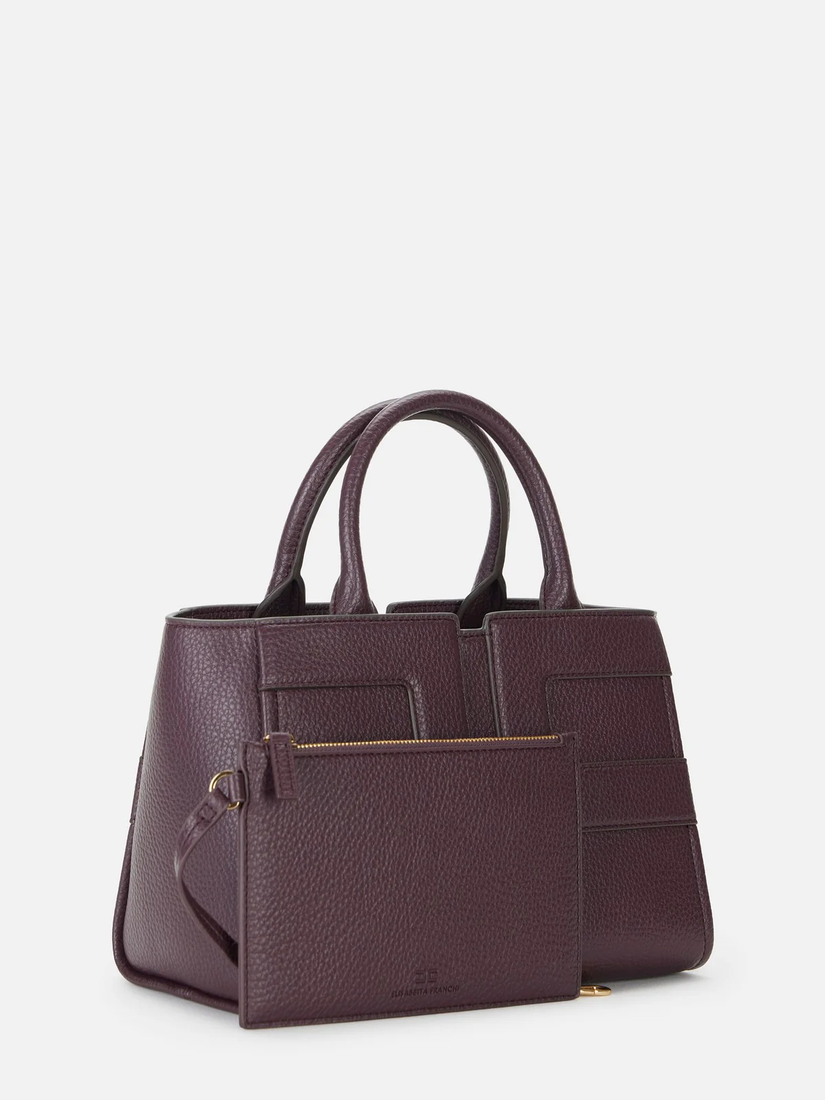 ELISABETTA FRANCHI Borsa Donna  BS35A56E2 EA4 MERLOT - Image 4