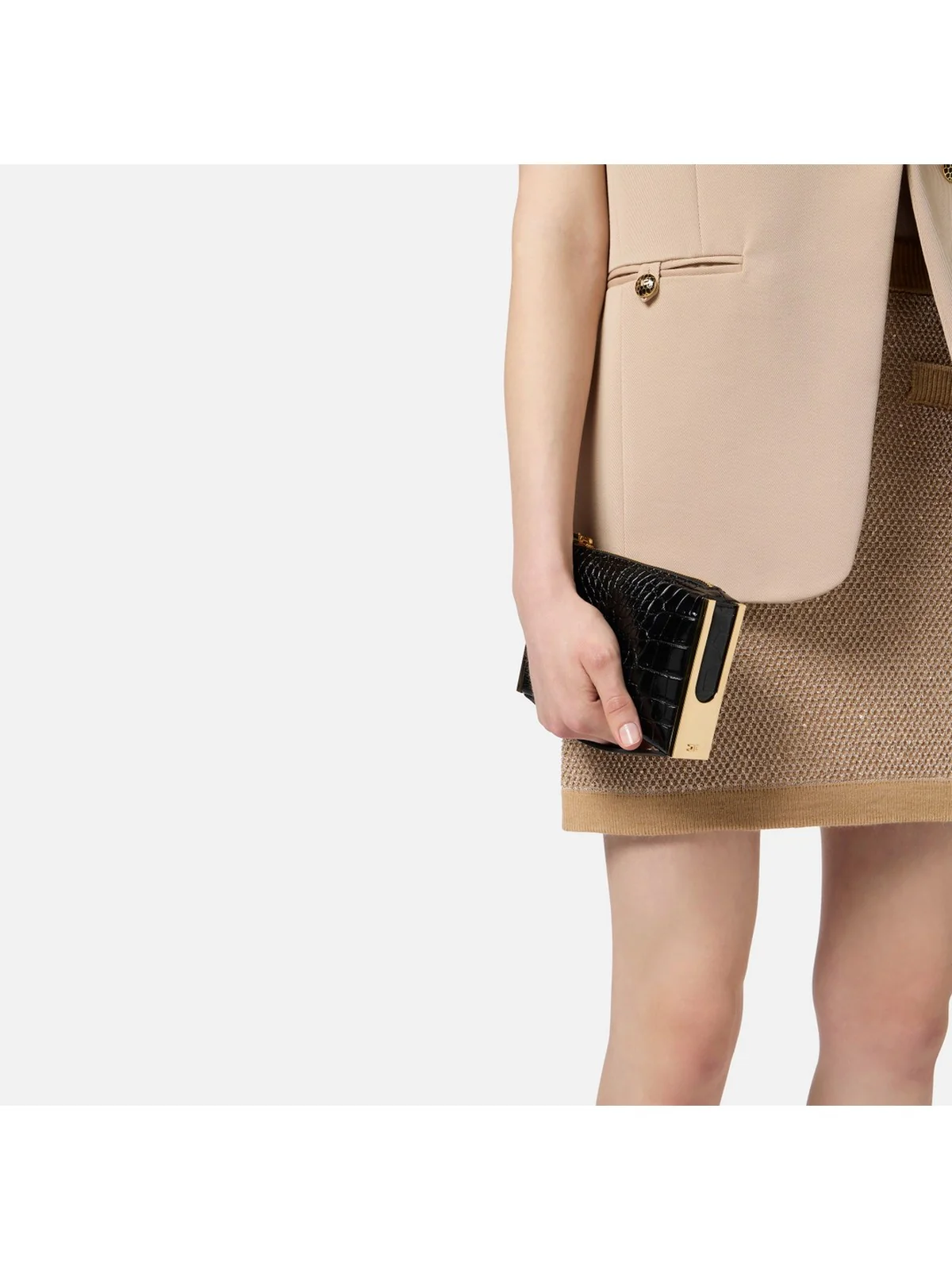 ELISABETTA FRANCHI Borsa Donna BS51A56E2 110 Nero - Image 4