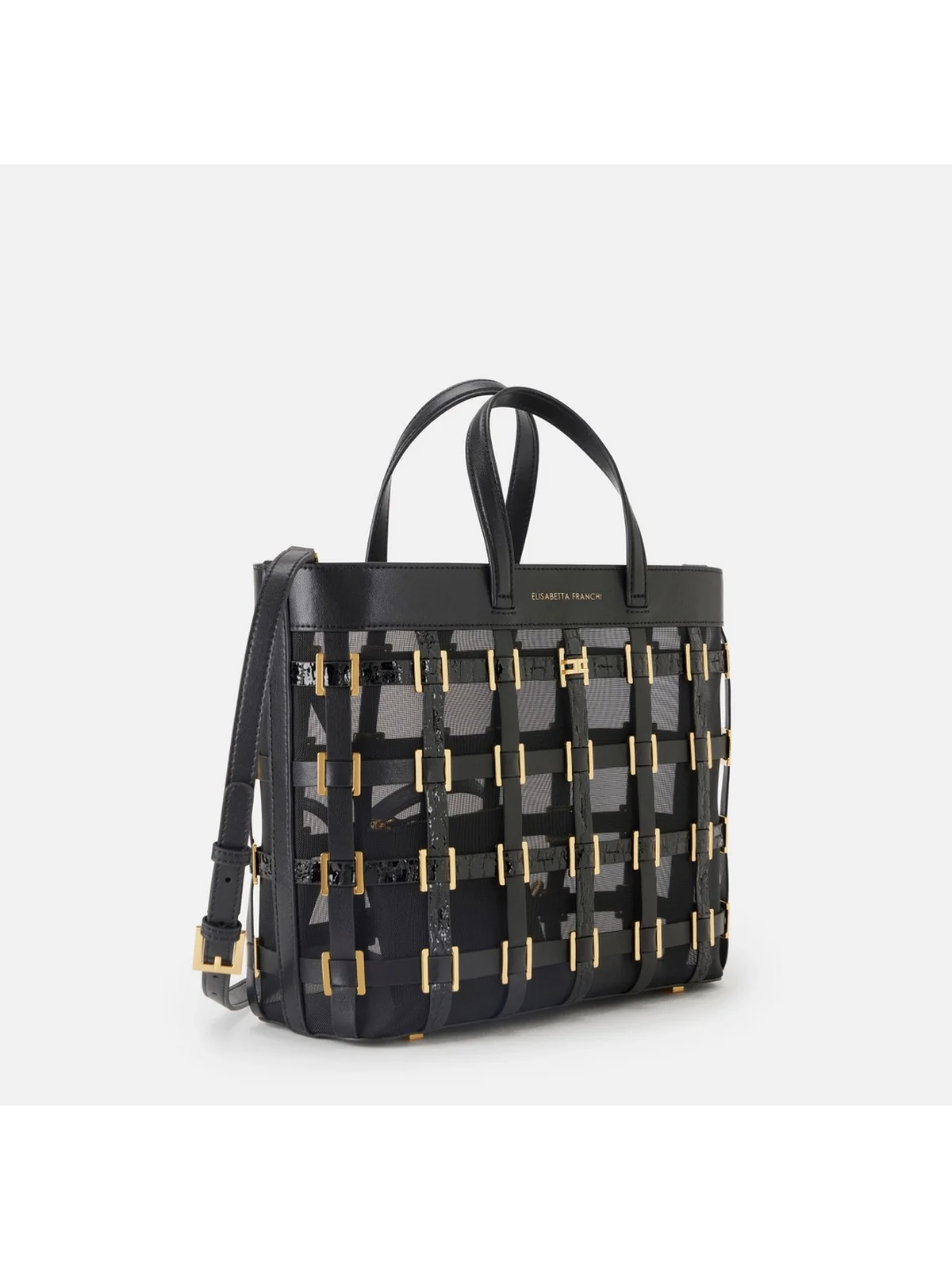 ELISABETTA FRANCHI Borsa Donna  BS87A62E2 110 Nero - Image 4