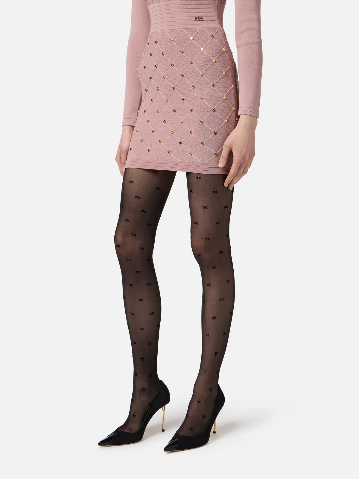 ELISABETTA FRANCHI Calze Donna  CZ06D57E2 110 Nero - Image 2
