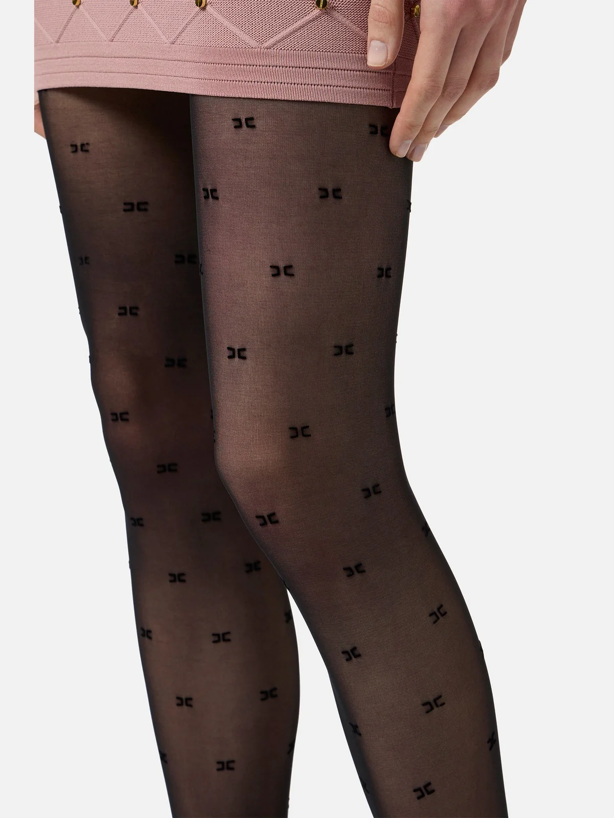 ELISABETTA FRANCHI Calze Donna  CZ06D57E2 110 Nero - Image 3