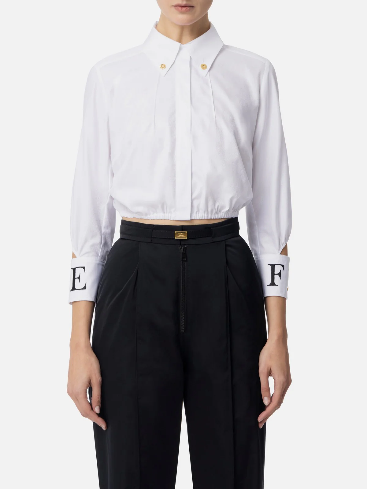 ELISABETTA FRANCHI Camicia Donna CA08751E2-100 Bianco - Image 2