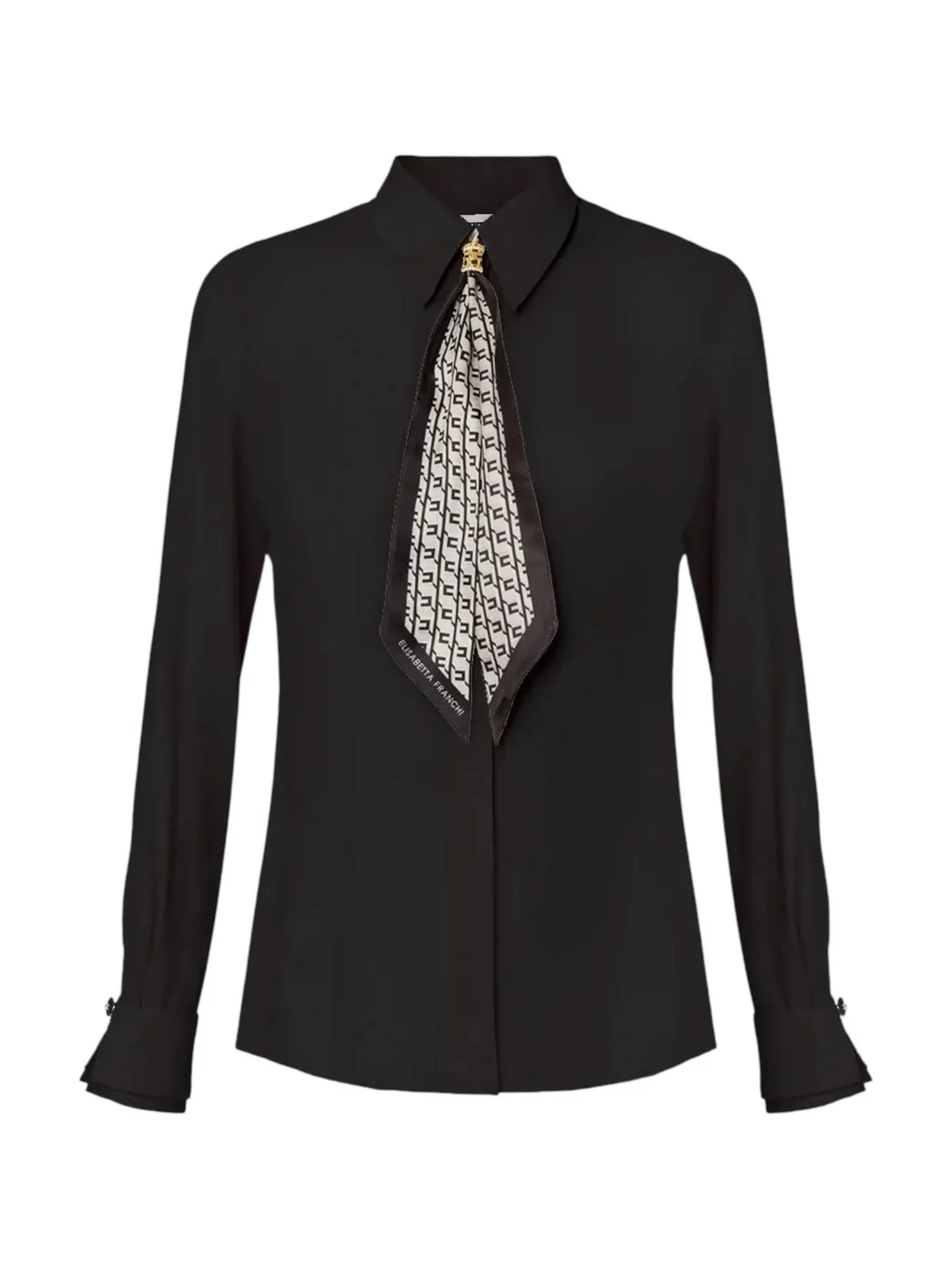 ELISABETTA FRANCHI Camicia Donna CA09356E2 110 Nero