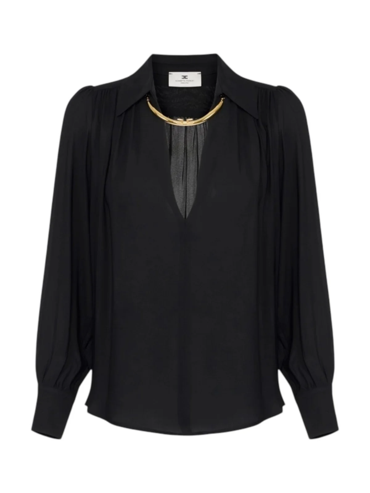 ELISABETTA FRANCHI Camicia Donna CA12356E2 110 Nero