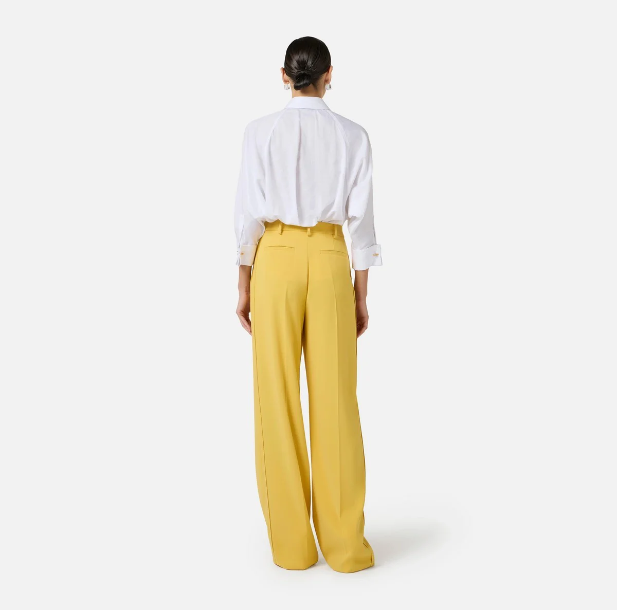 ELISABETTA FRANCHI Camicia Donna  CA14161E2 100 Bianco - Image 3