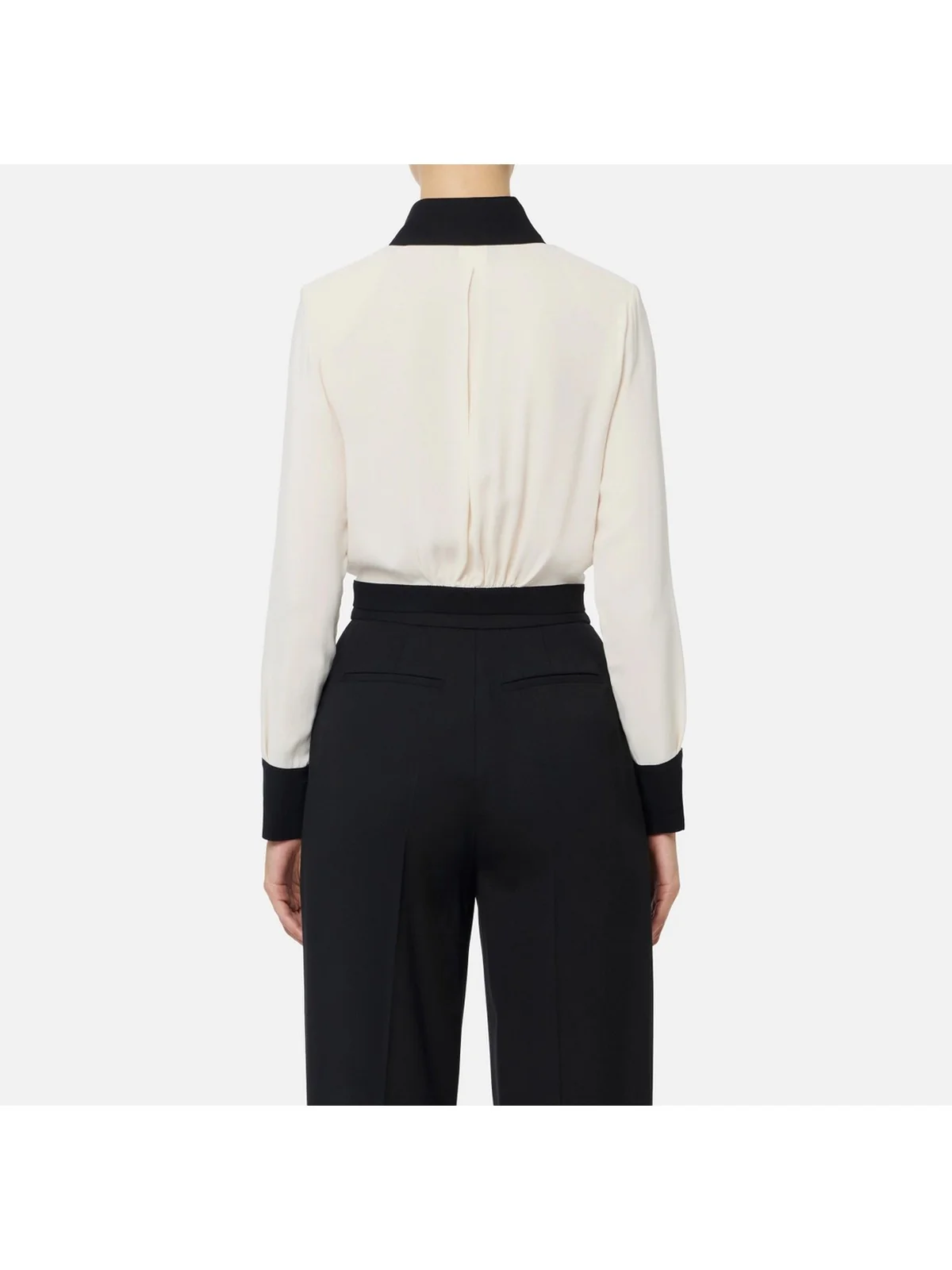 ELISABETTA FRANCHI Camicia Donna  CAT0156E2 EF1 MILK/NERO - Image 3