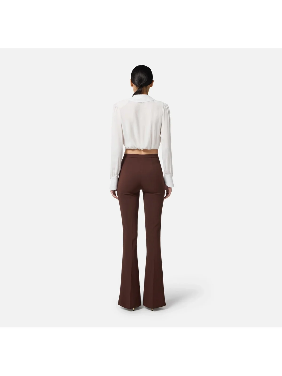 ELISABETTA FRANCHI Camicia Donna  CAT0256E2 360 Avorio - Image 5