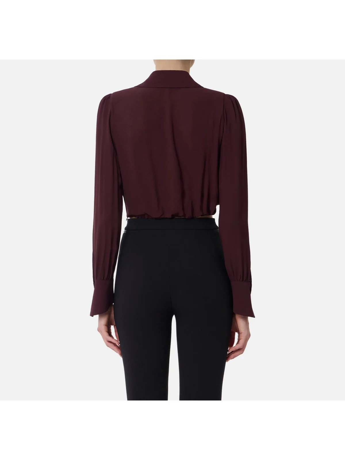 ELISABETTA FRANCHI Camicia Donna CAT0256E2 EA4 MERLOT - Image 4