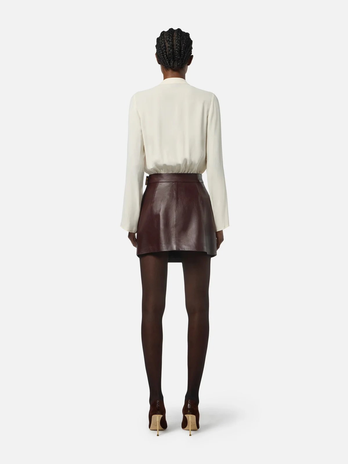 ELISABETTA FRANCHI Camicia Donna  CB00557E2 DZ9 MILK - Image 5