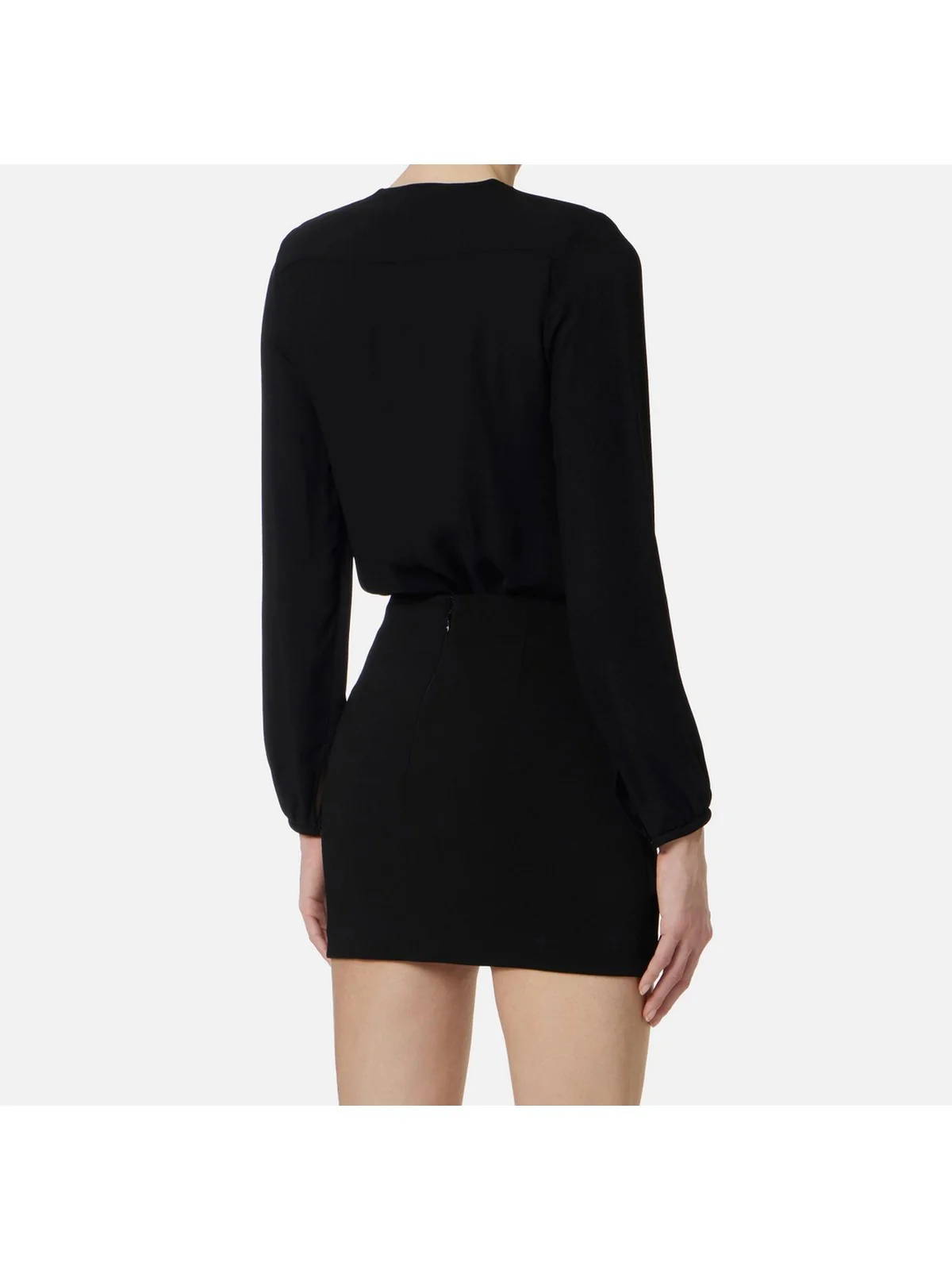 ELISABETTA FRANCHI Camicia Donna CB00762E2 110 Nero - Image 2