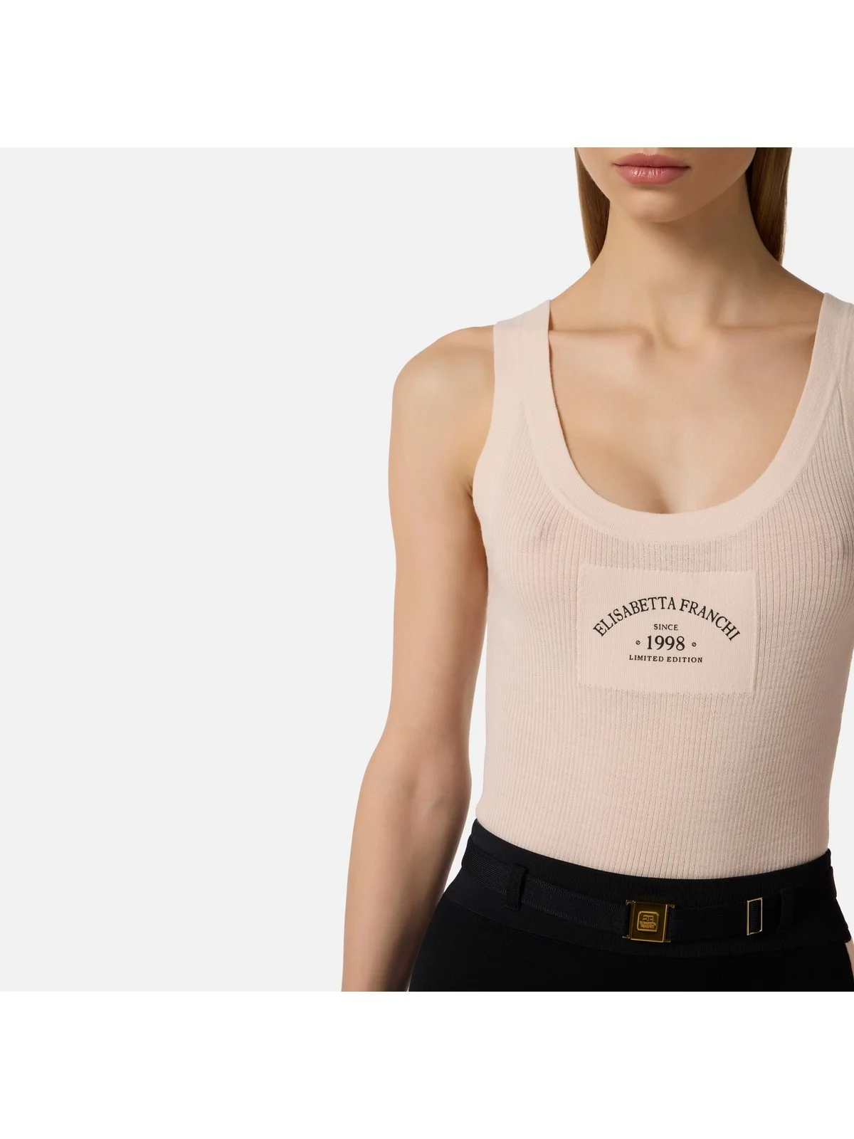 ELISABETTA FRANCHI Canotta Donna  TK80B61E2 193 BURRO - Image 3