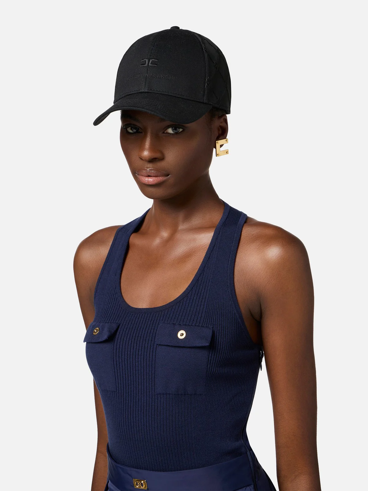 ELISABETTA FRANCHI Cappello Donna  CL12F52E2-110 Nero - Image 3