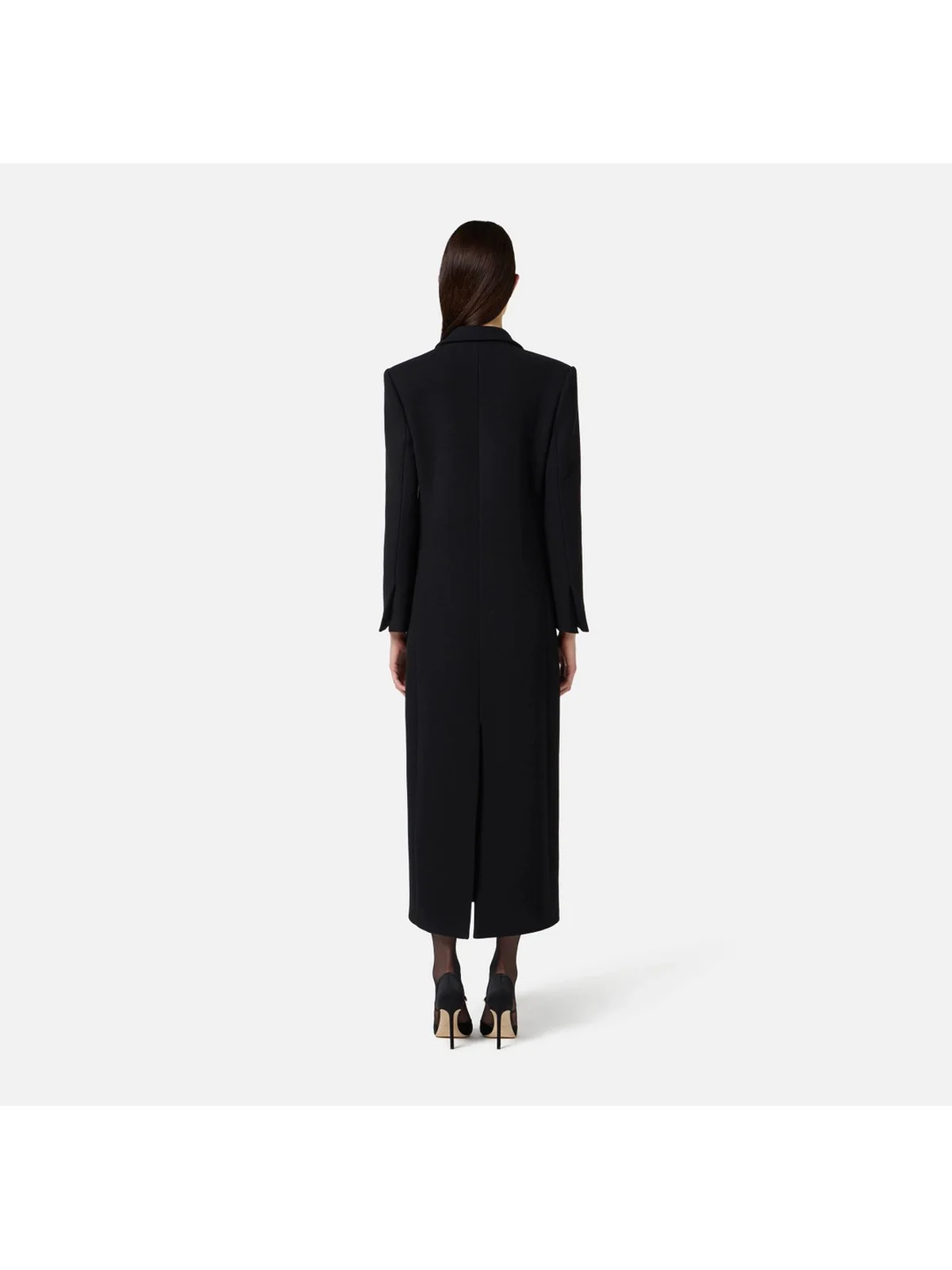 ELISABETTA FRANCHI Cappotto Donna  CP00256E2 110 Nero - Image 5