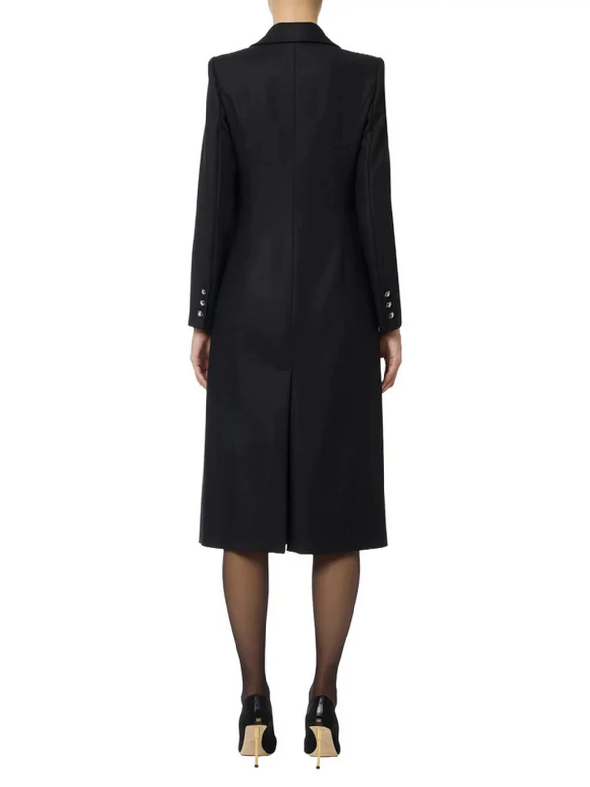 ELISABETTA FRANCHI Cappotto Donna  CP01056E2 110 Nero - Image 4