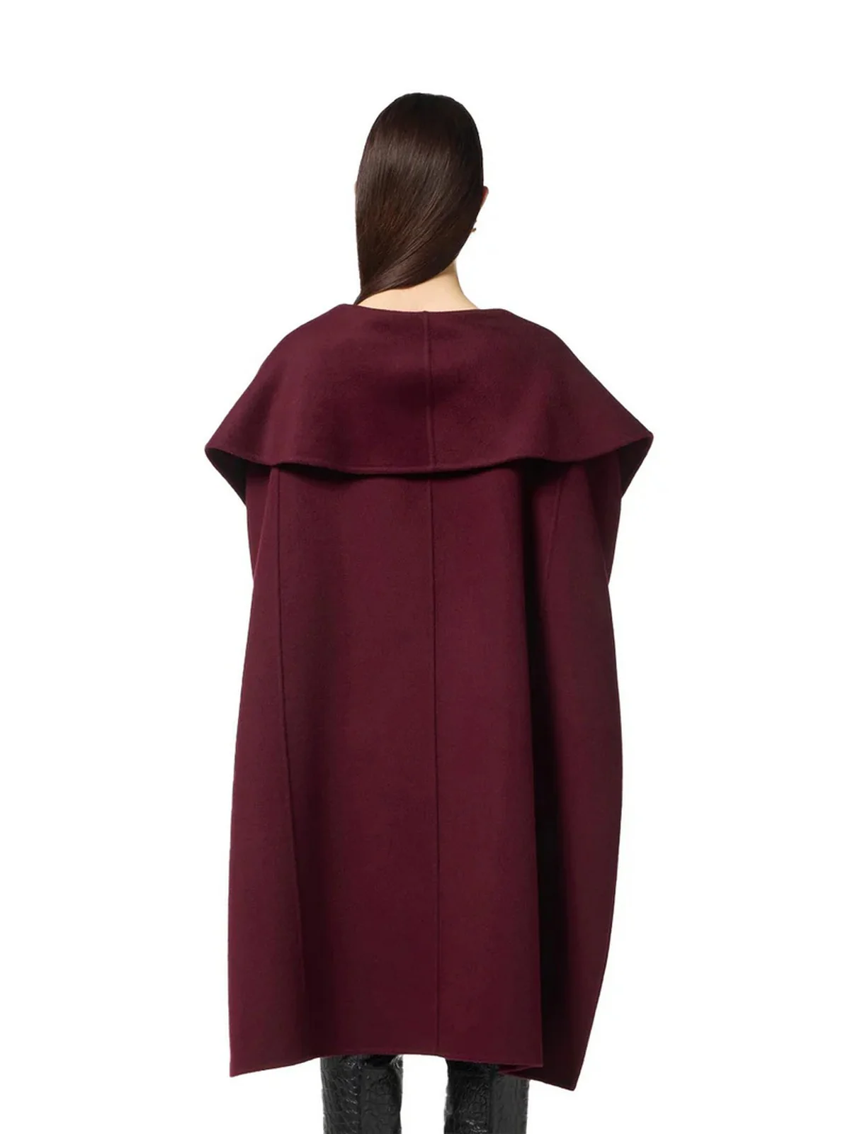 ELISABETTA FRANCHI Cappotto Donna  CP67D56E2 EA4 MERLOT - Image 3