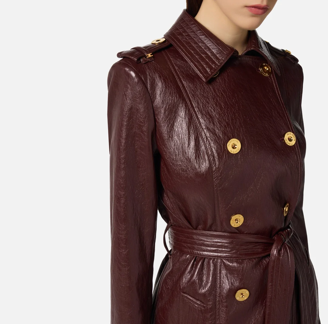 ELISABETTA FRANCHI Cappotto Donna  SP00256E2 EA4 MERLOT - Image 4