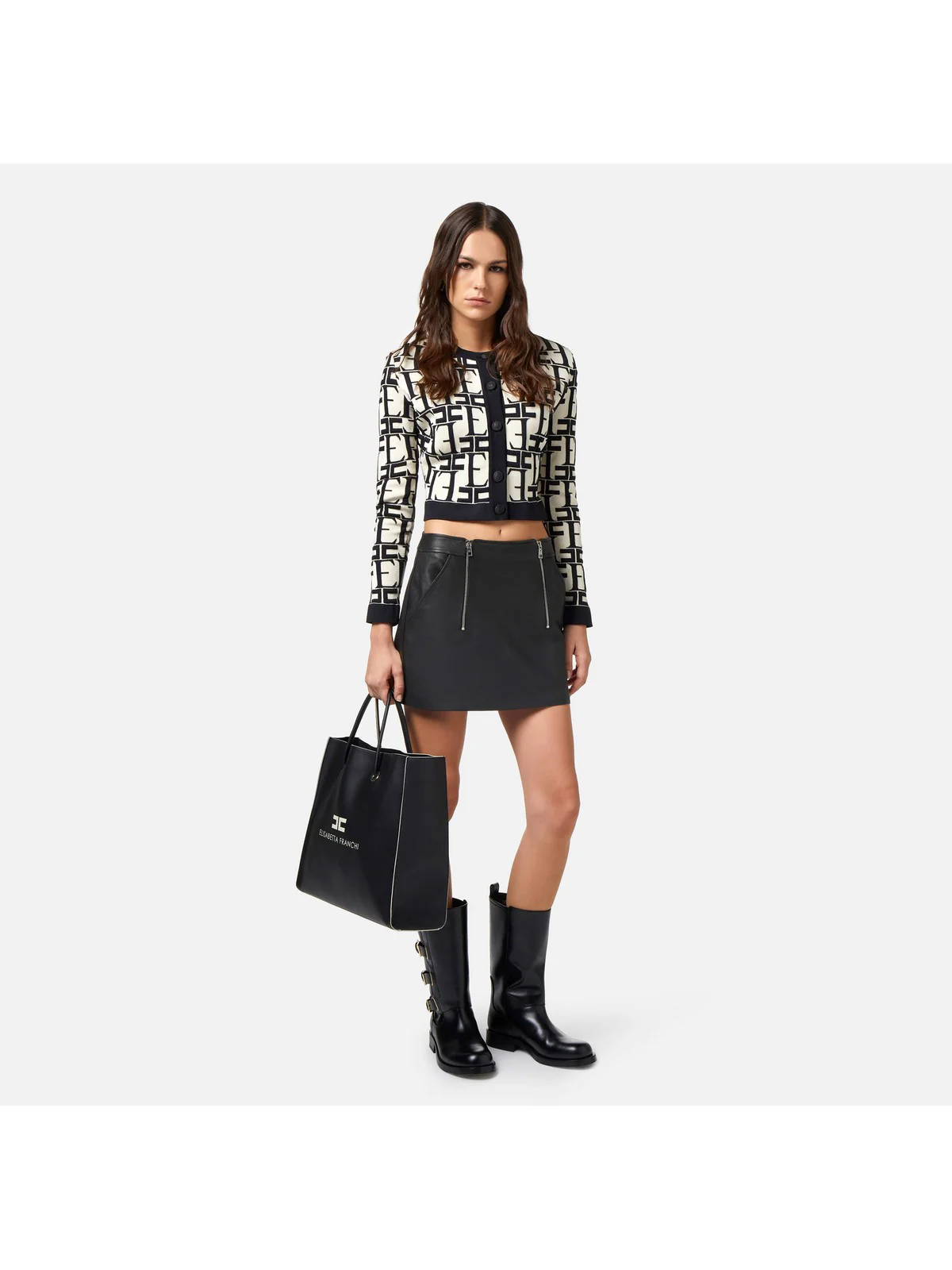 ELISABETTA FRANCHI Cardigan Donna  MK28Q42E2 E84 Avorio - Image 2