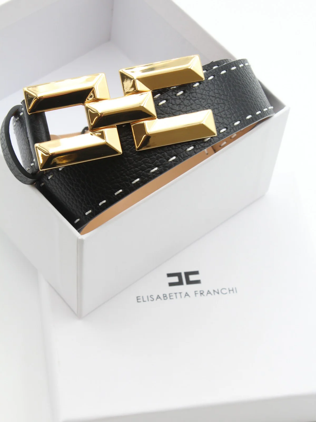 ELISABETTA FRANCHI Cintura Donna  CT08S51E2-685 Nero - Image 5