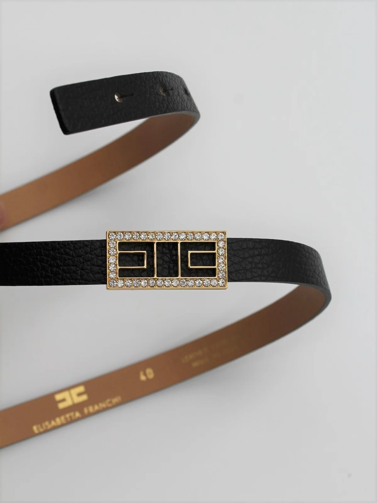ELISABETTA FRANCHI Cintura Donna  CT22S51E2-110 Nero - Image 4