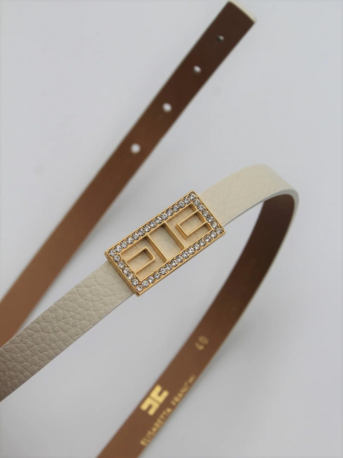 ELISABETTA FRANCHI Cintura Donna CT22S51E2-193 Beige - Image 3