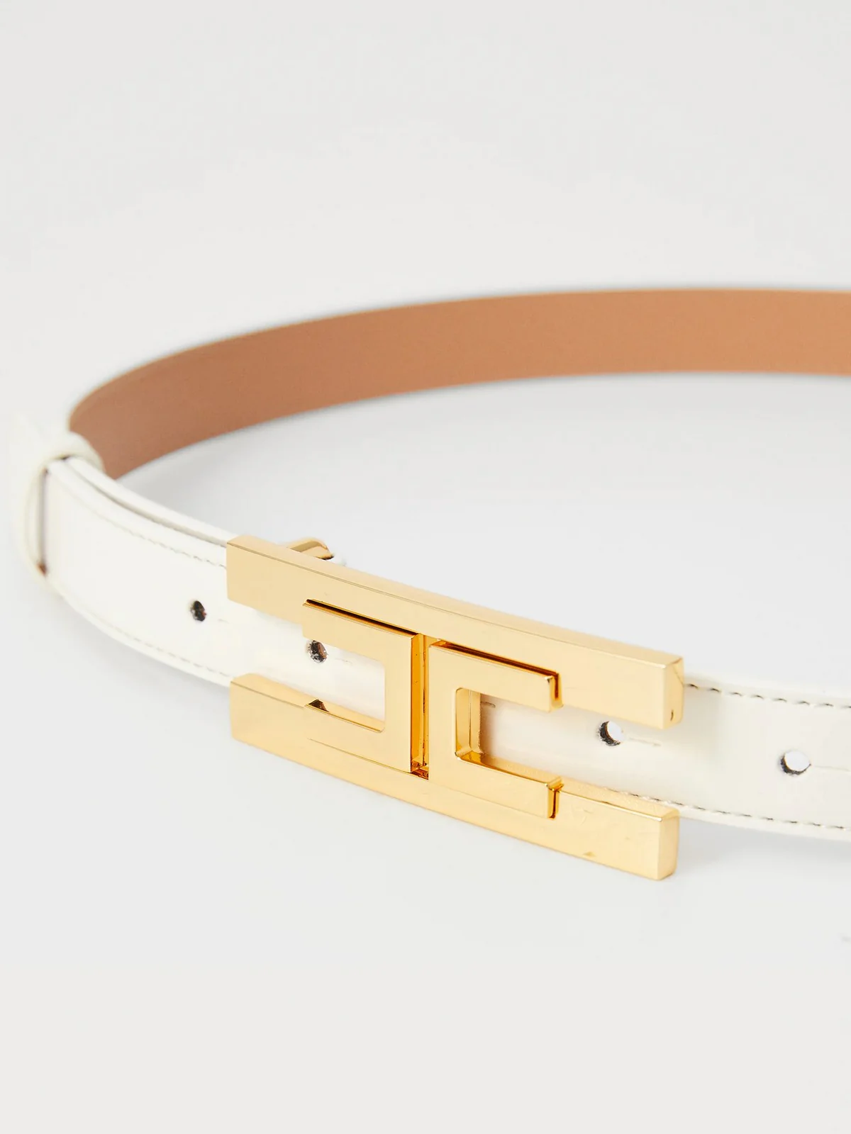 ELISABETTA FRANCHI Cintura Donna CT72S57E2 DZ9 MILK - Image 3
