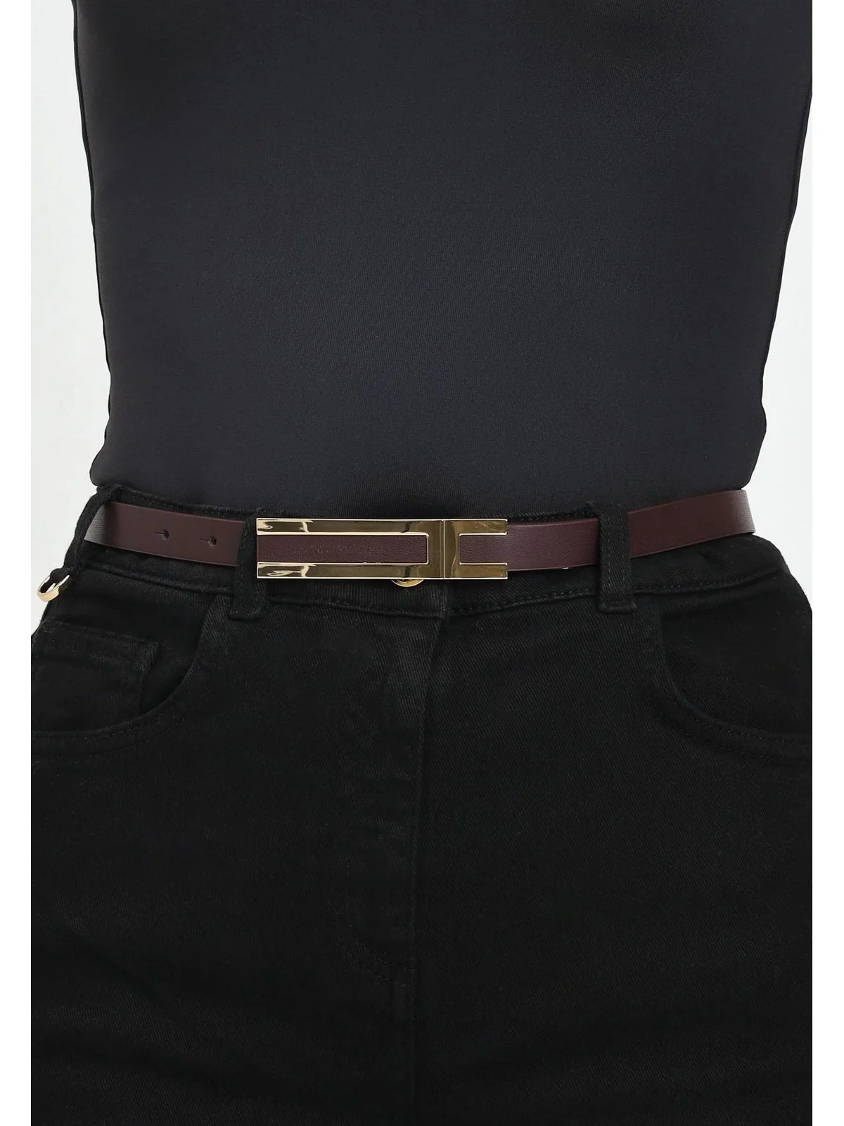 ELISABETTA FRANCHI Cintura Donna  CT76S56E2 EA4 MERLOT - Image 3