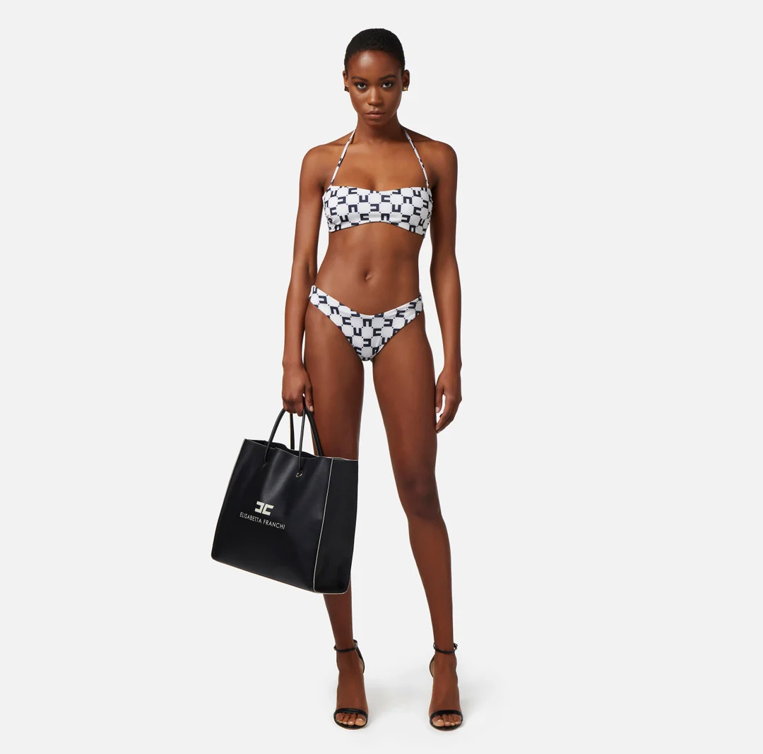 ELISABETTA FRANCHI Costume da bagno Donna  CS57N41E2 E84 Avorio - Image 2