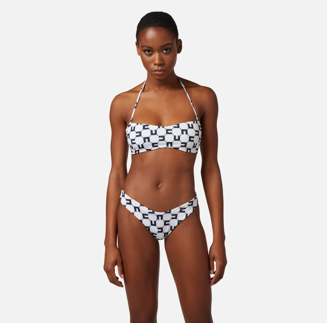 ELISABETTA FRANCHI Costume da bagno Donna  CS57N41E2 E84 Avorio - Image 3