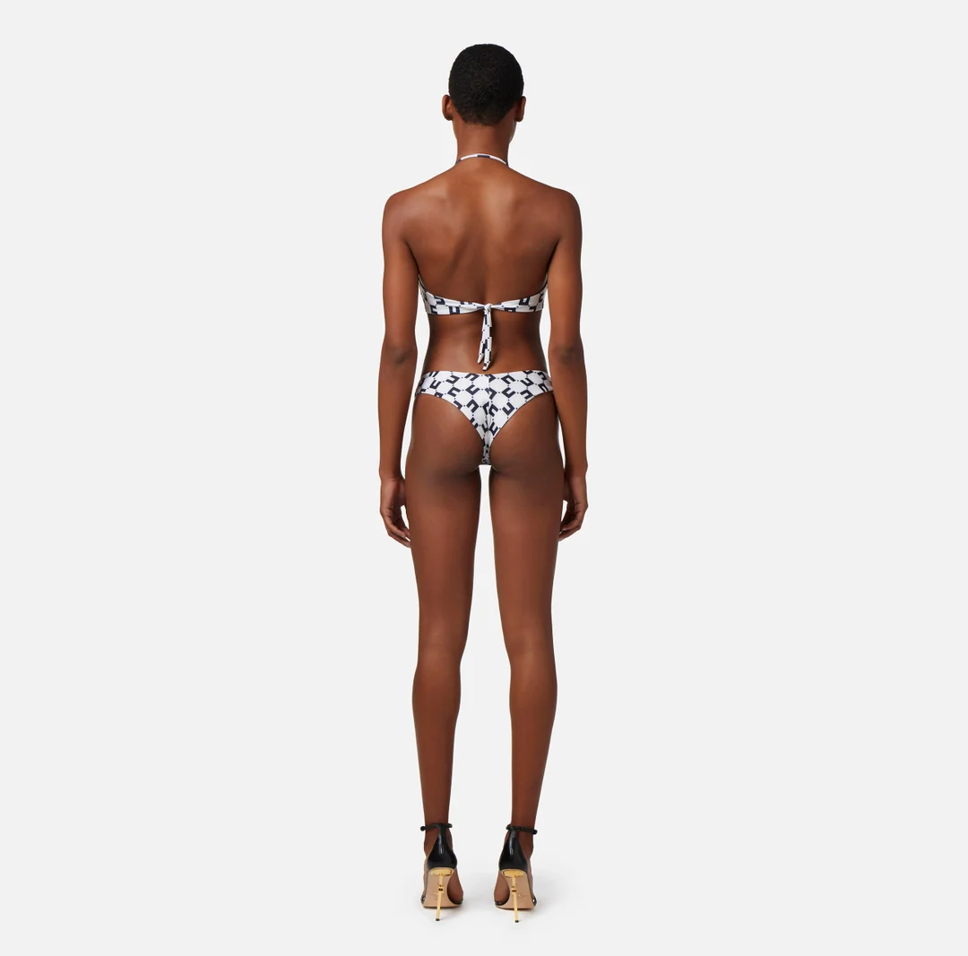 ELISABETTA FRANCHI Costume da bagno Donna  CS57N41E2 E84 Avorio - Image 5